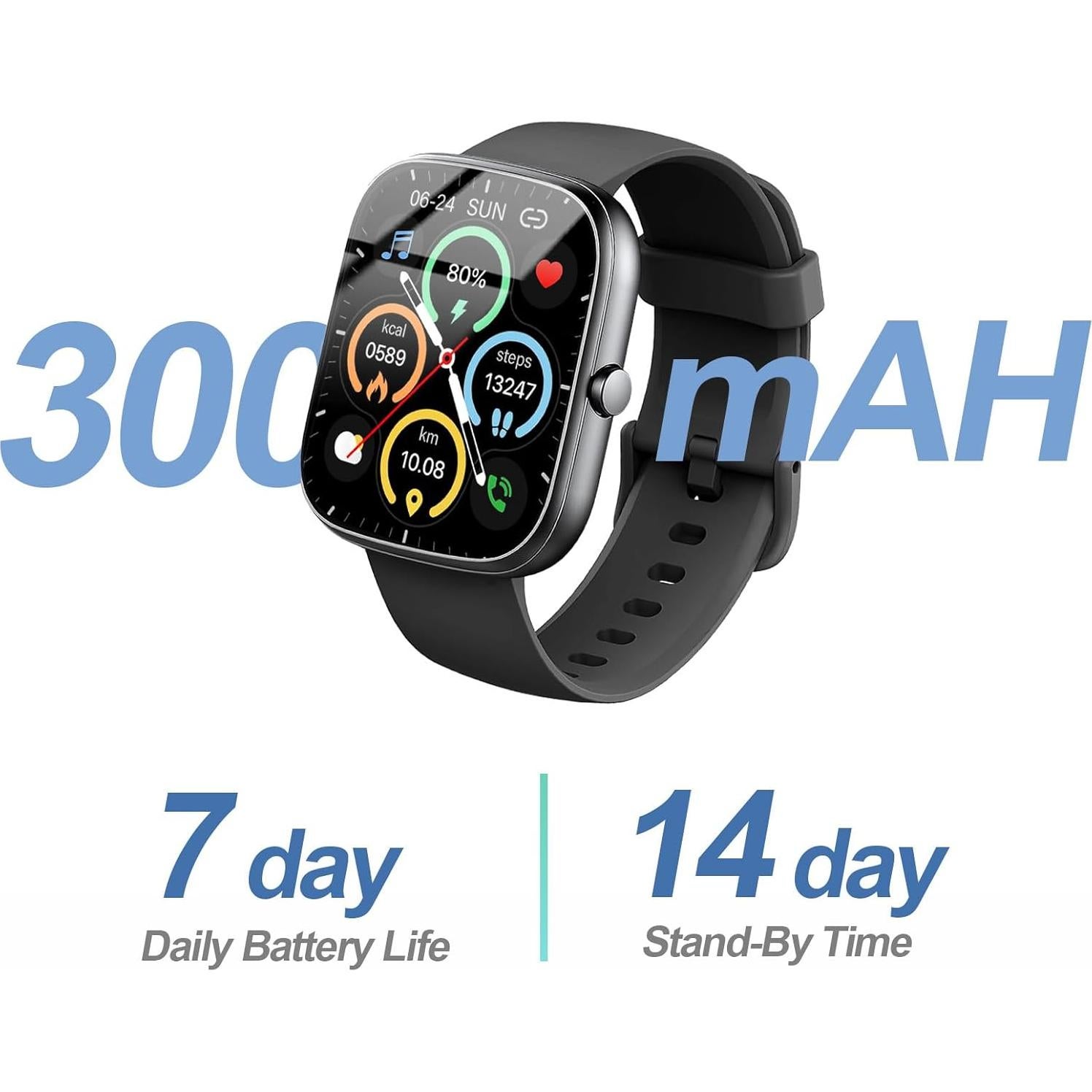 Reloj Inteligente Kuizil T70 1.91" HD Bluetooth IP68 Fitness