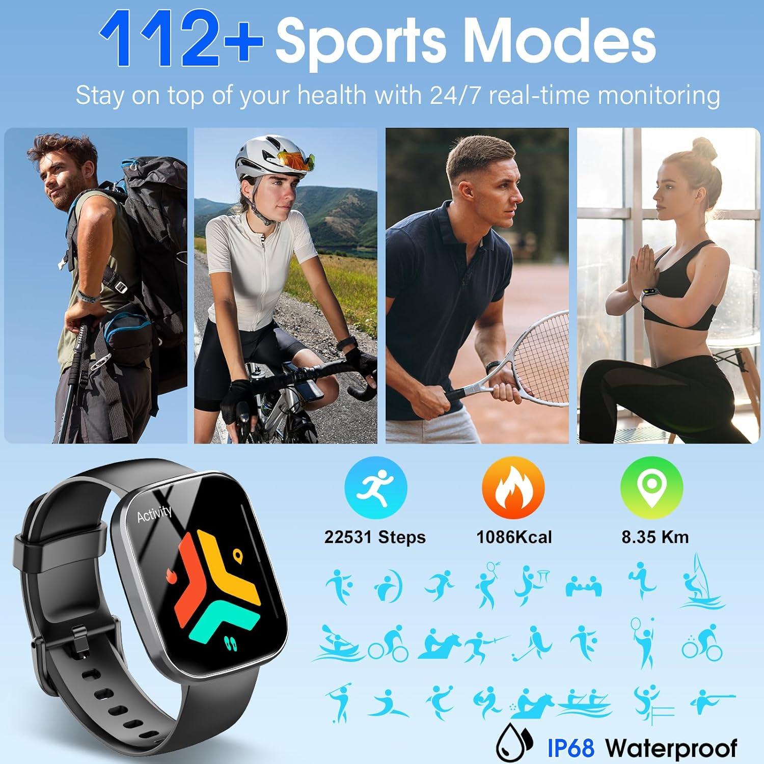 Reloj Inteligente Csasan T70 Pantalla HD 1.91" Fitness IP68