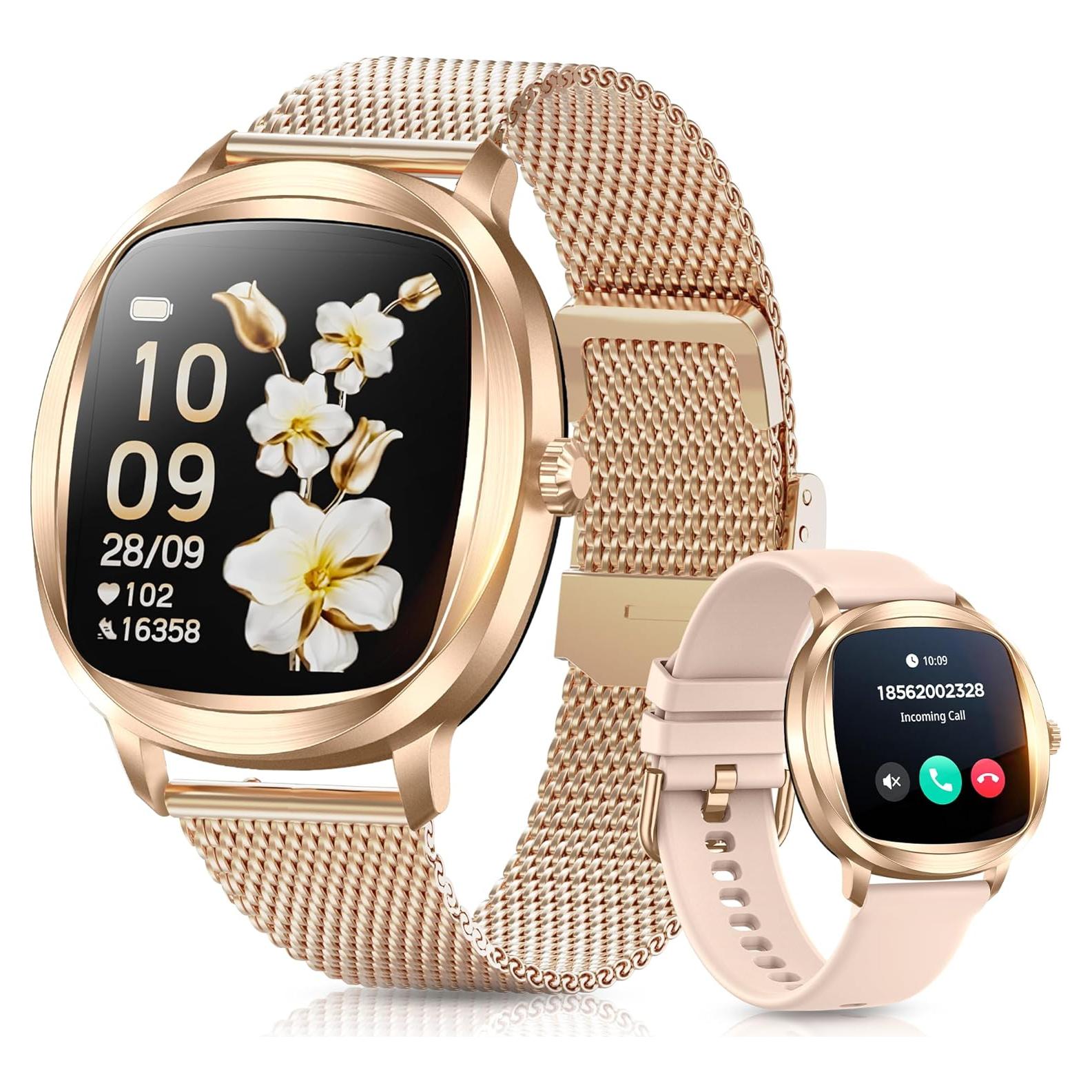 Pulsera Inteligente H58 GLPYR Dorado, Pantalla 4.37 cm, IP68