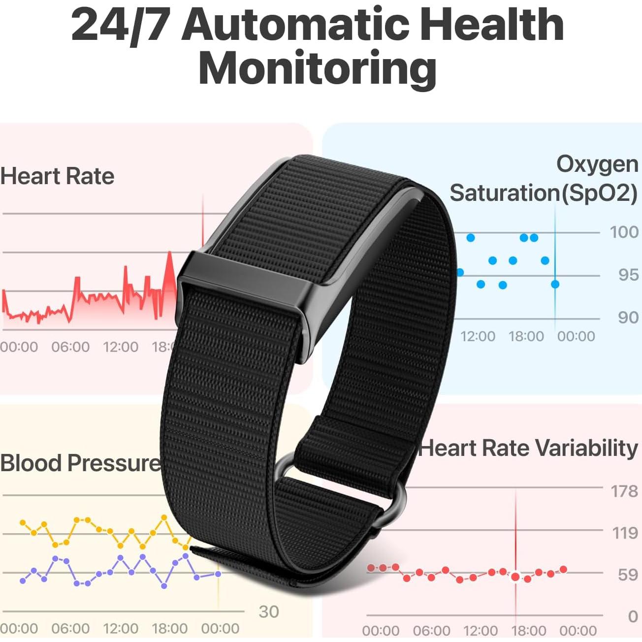 Pulsera Inteligente Leeyalan H59 Monitoreo Salud 24/7 IP68