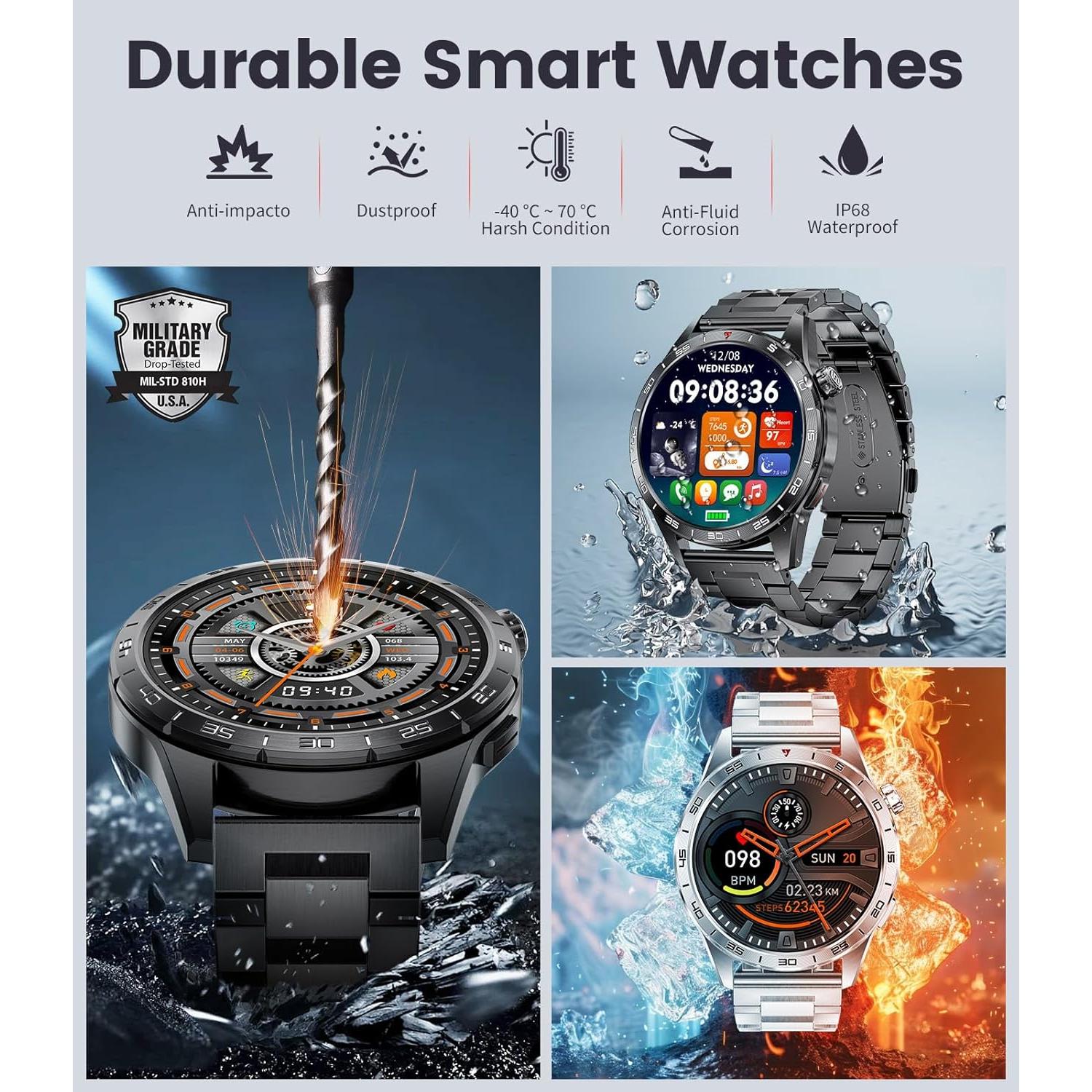 Reloj Inteligente LIGE SML3 Pro 1.43" Bluetooth Fitness