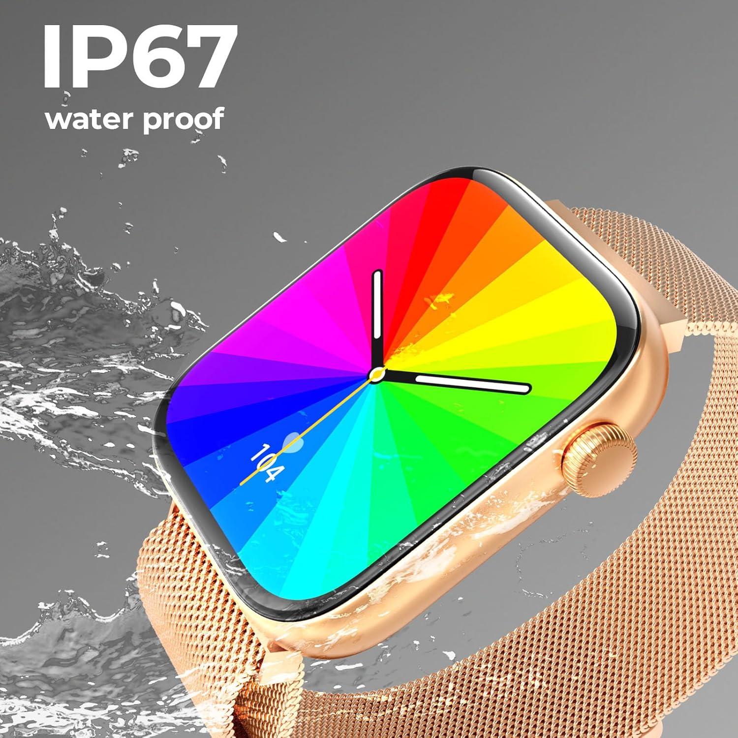 Reloj Inteligente MIDDOW Dorado 1.85" AMOLED Fitness Salud