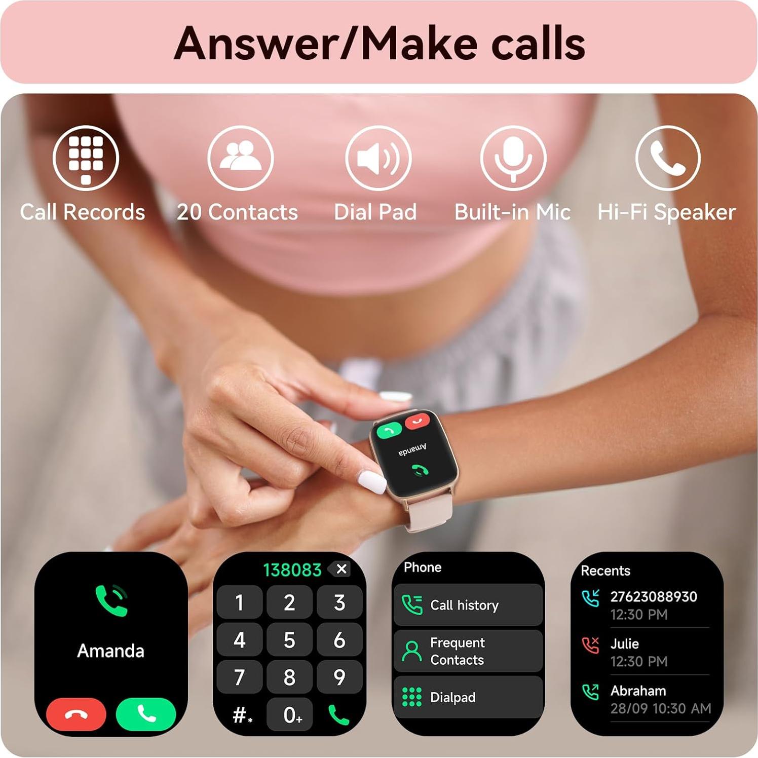 Reloj Inteligente Tensky IDW28 para Fitness y Salud IP68