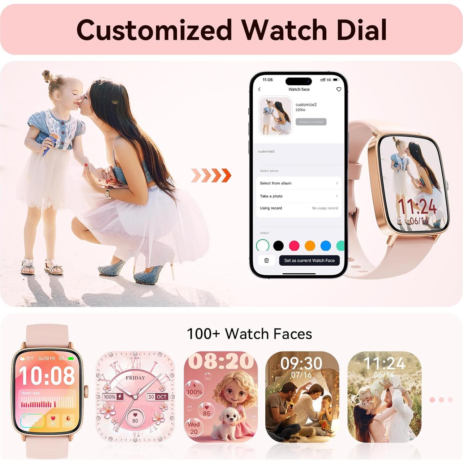 Reloj Inteligente Tensky IDW28 para Fitness y Salud IP68