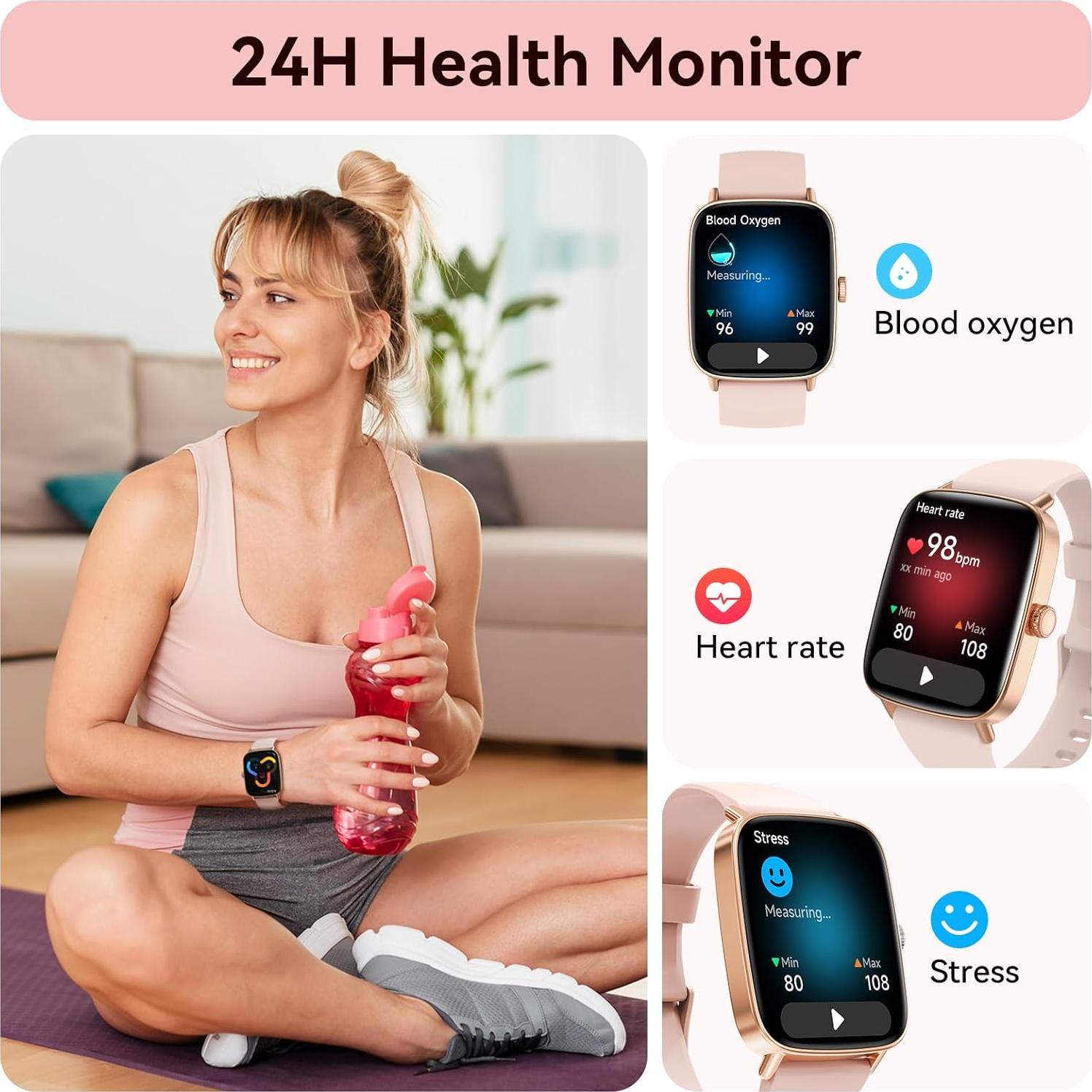 Reloj Inteligente Tensky IDW28 para Fitness y Salud IP68