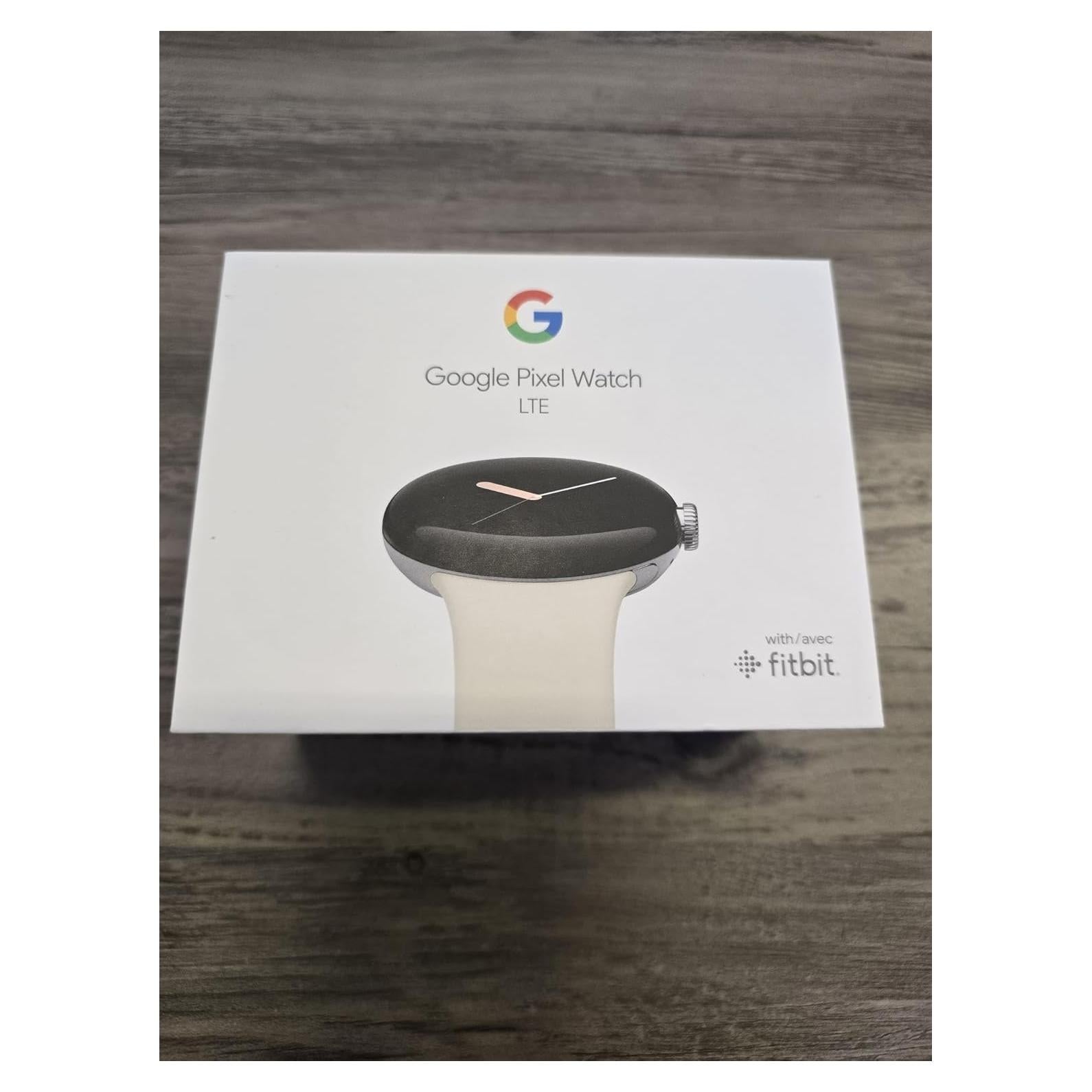 Reloj Inteligente Google Pixel 41mm Plata con Correa Tiza