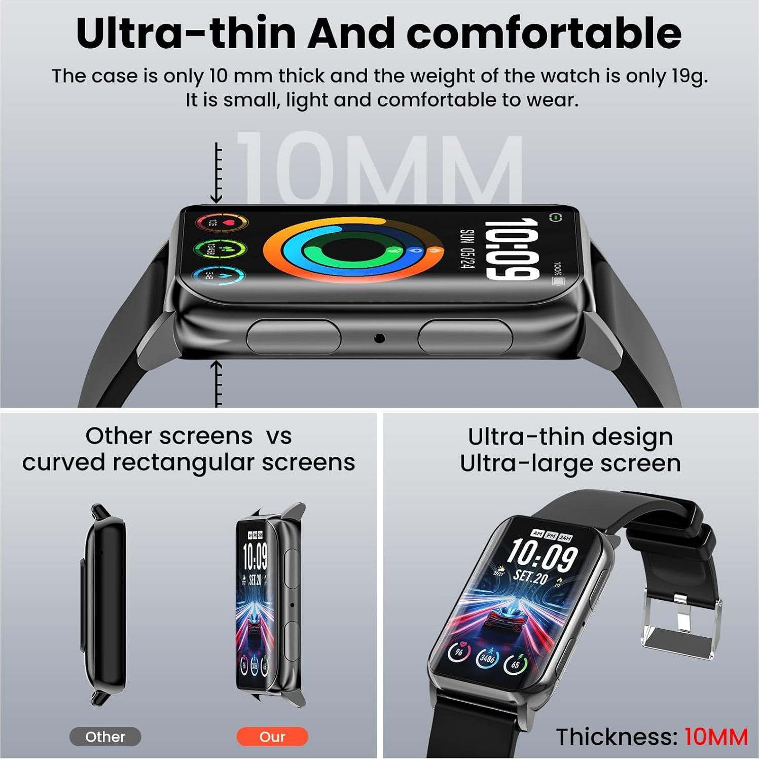 Reloj Inteligente Mingdaln G7 IP68 Fitness 1.57" Pantalla Táctil