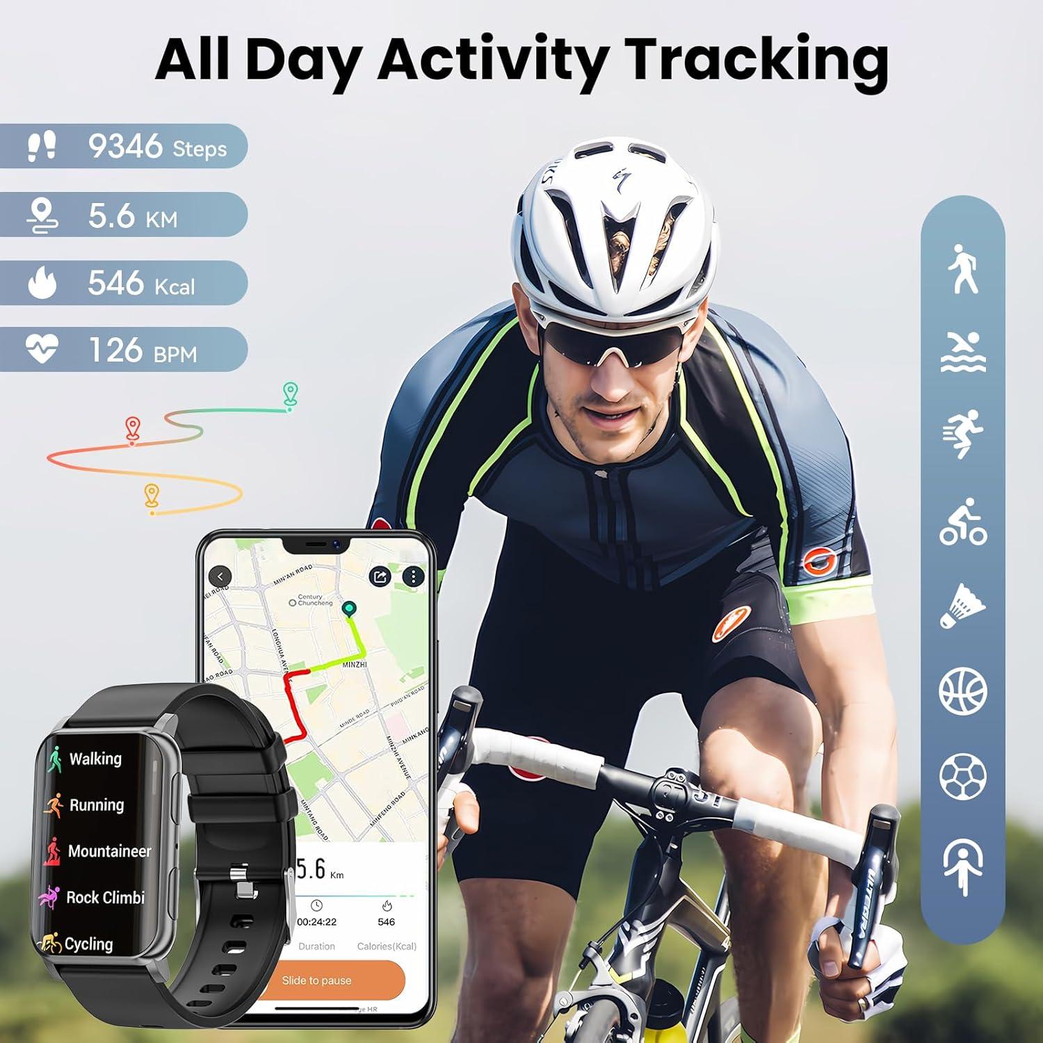 Reloj Inteligente Mingdaln G7 IP68 Fitness 1.57" Pantalla Táctil