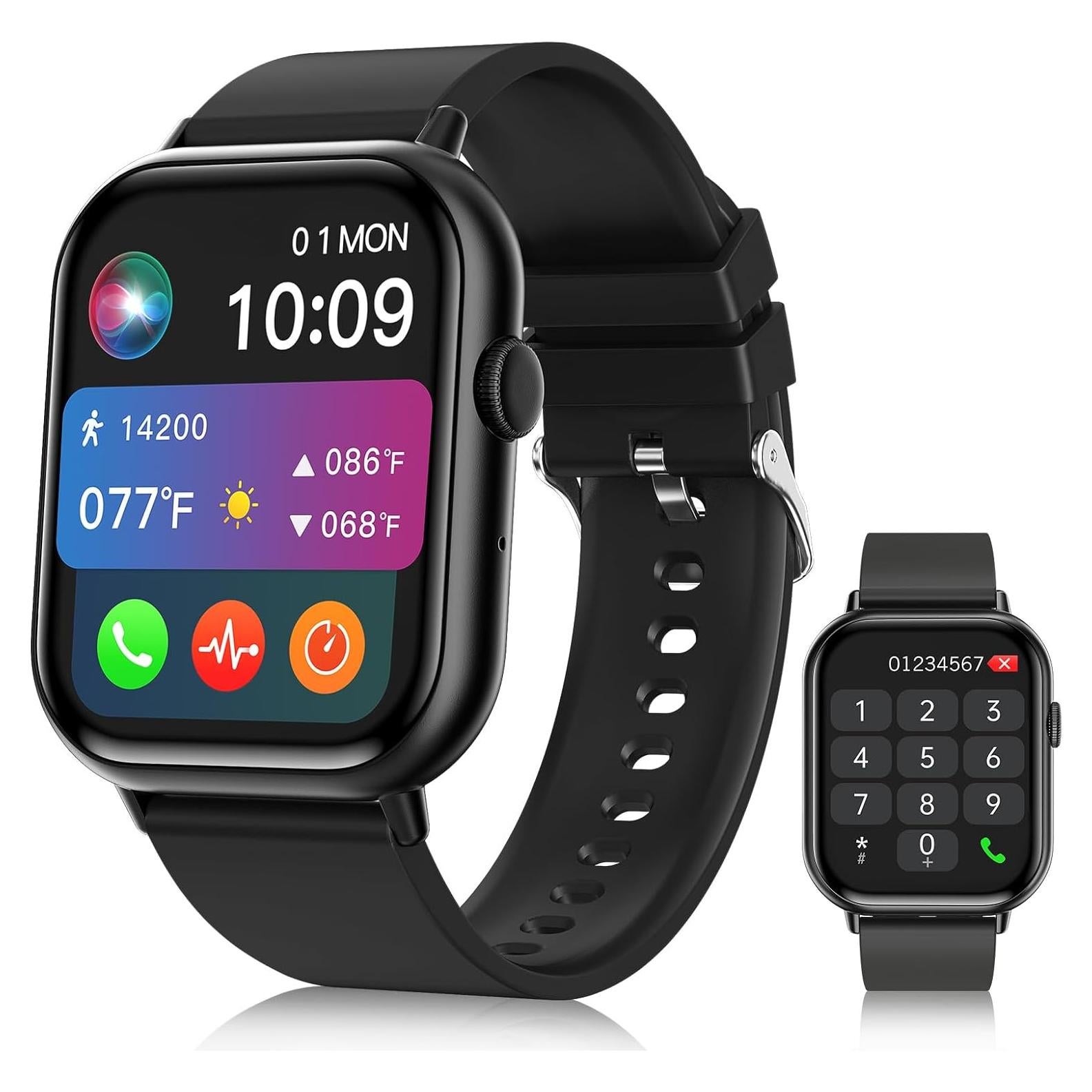 Reloj Inteligente Williben 2.01" HD Fitness IP67 Salud