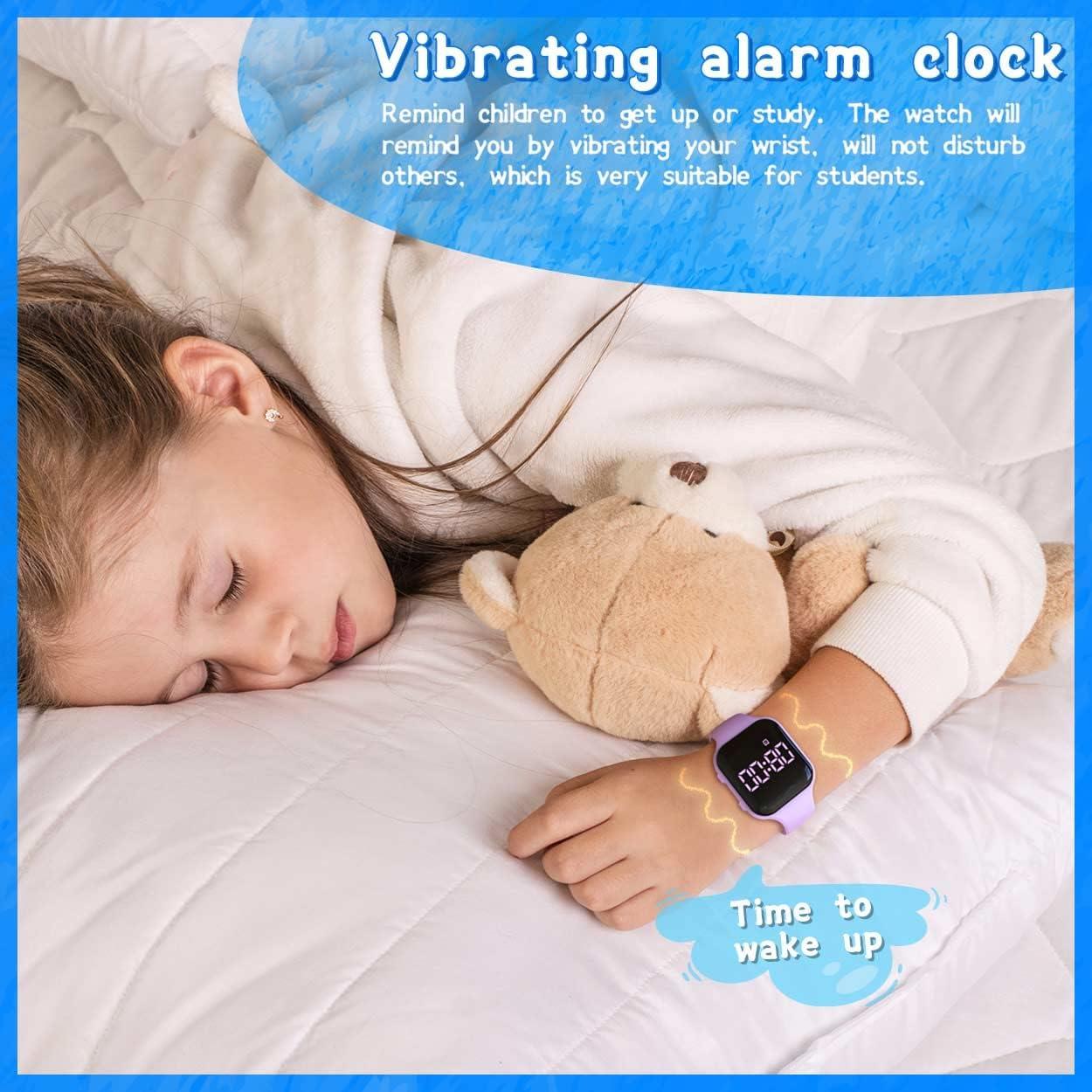 Reloj de Fitness Konewos para Niños Azul, Pedométrico Impermeable