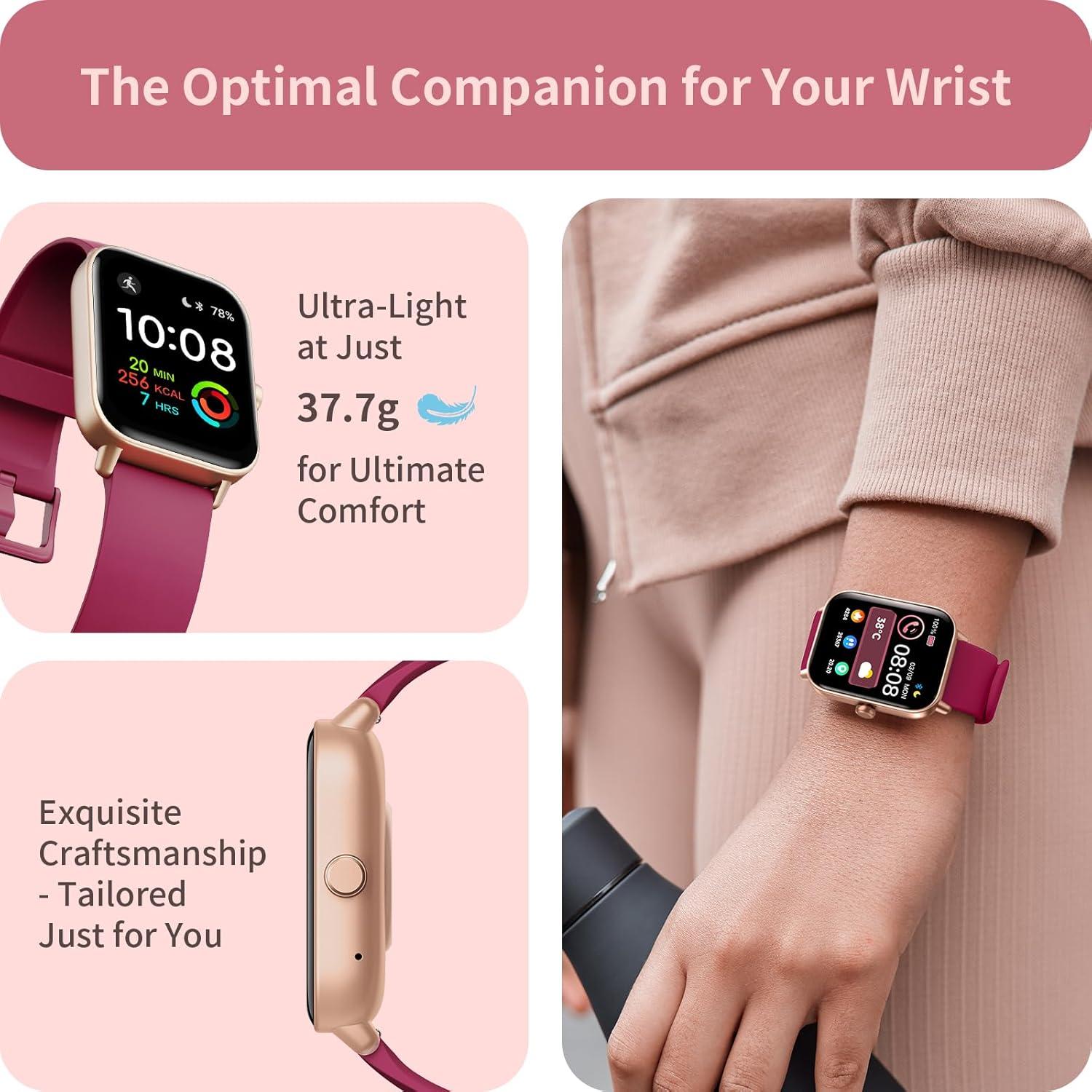 Reloj Inteligente Gydom 1.8" Fitness con Monitoreo de Salud