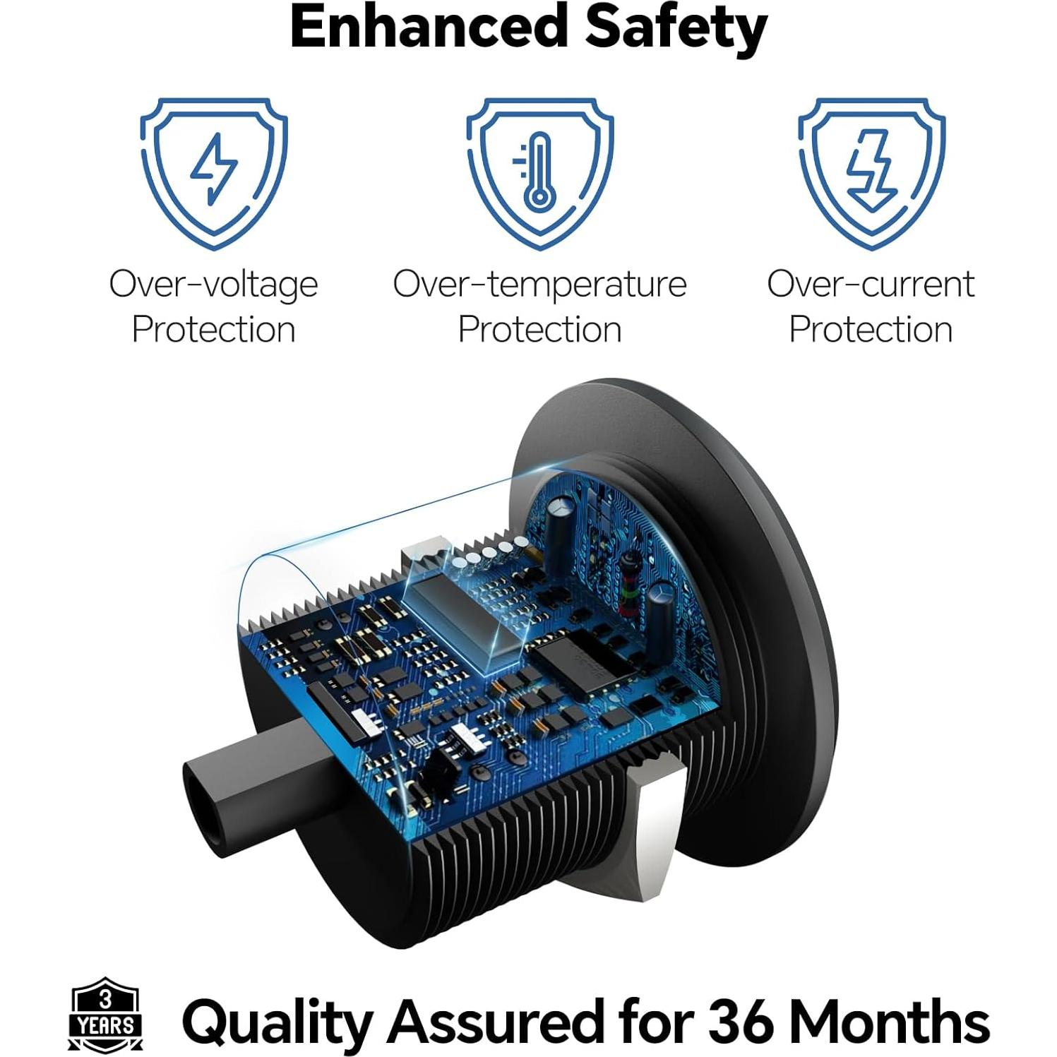 Cargador USB Acegoo RV 12V/24V Tipo A y C 24W Rápido (2Pcs)