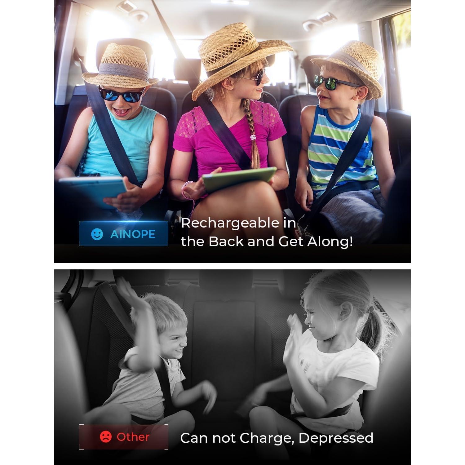 Cargador de coche AINOPE 108W USB C 6 puertos carga rápida