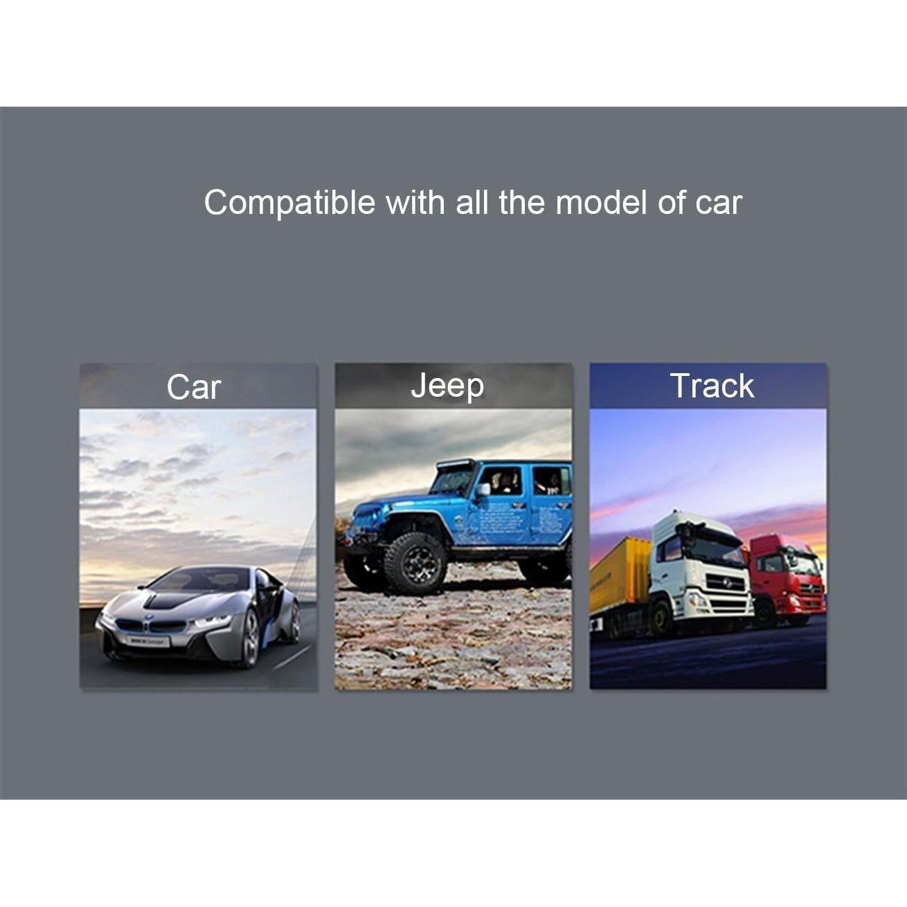 Cargador de Coche USB Doble JEBSENS 4.8A 24W con Pantalla LED