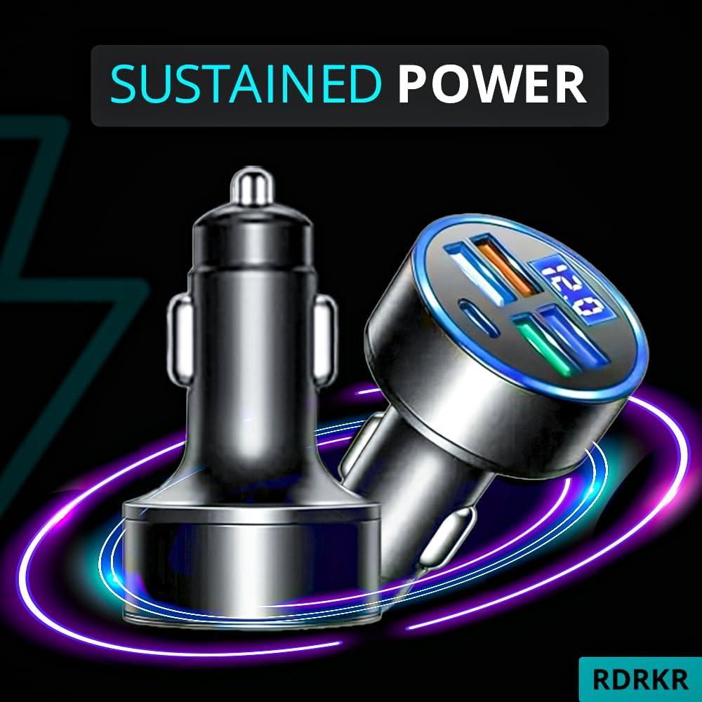 Cargador de coche 5 puertos USB C Shenzhen WGS G44 30W