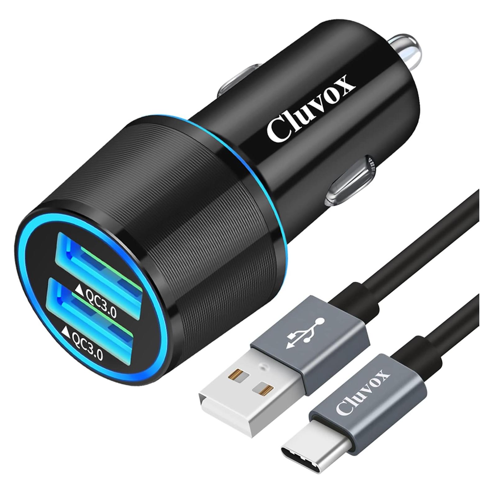 Cargador de coche USB Doble Rápido 3.0 Dongguan 36W Tipo C