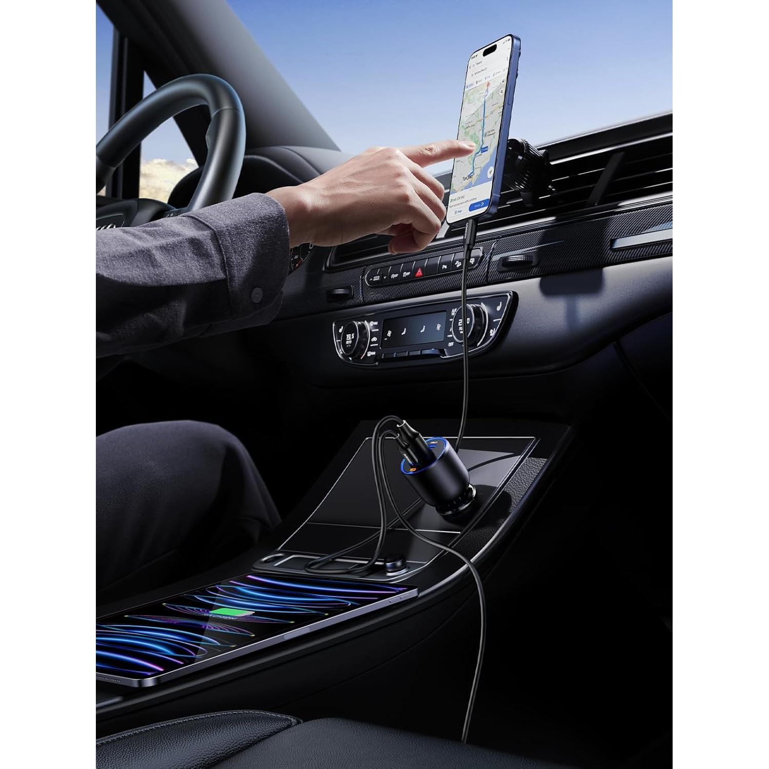 Cargador de Coche USB C UGREEN 130W, Carga Rápida y Segura