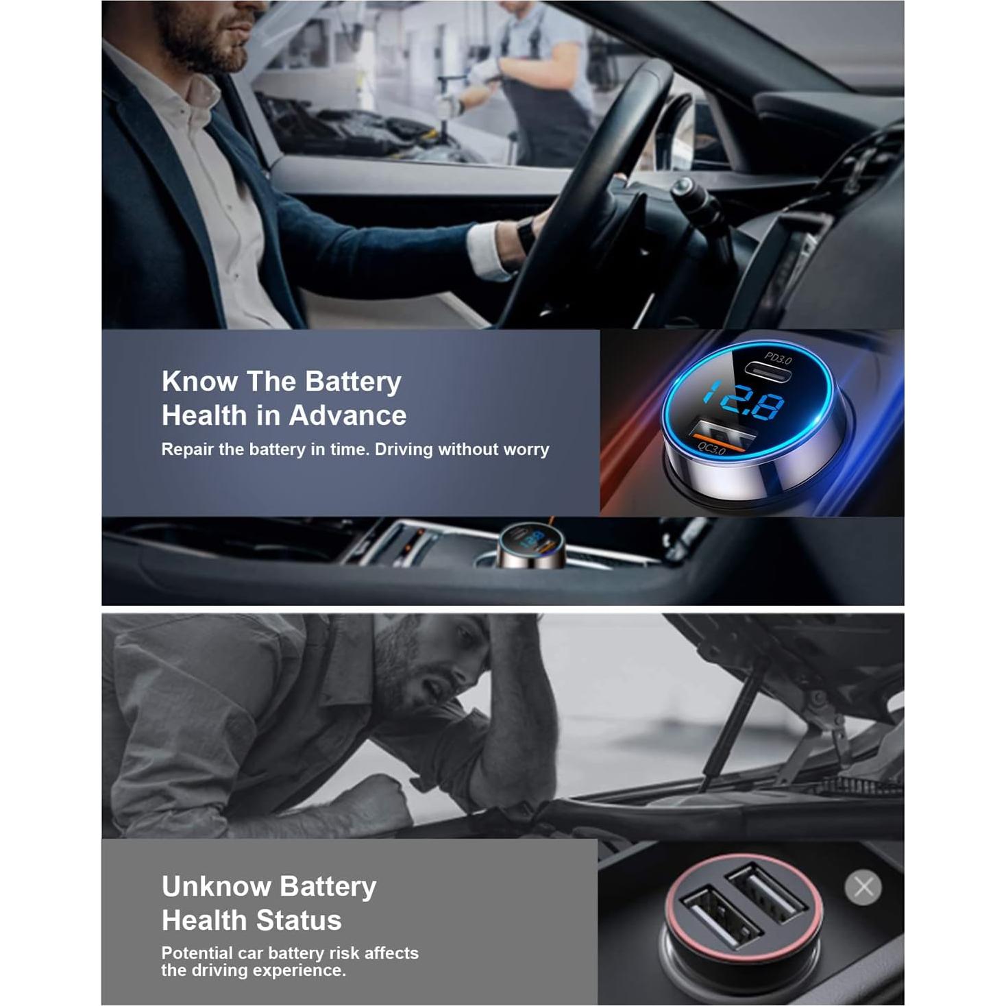 Cargador de Coche USB C SUPERONE 45W Cuerpo de Cobre Puro