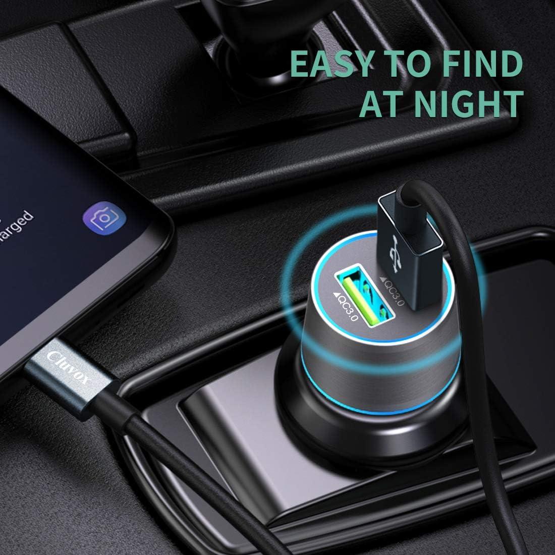 Cargador de coche USB C Rápido 18W Dongguan con Cable 1m