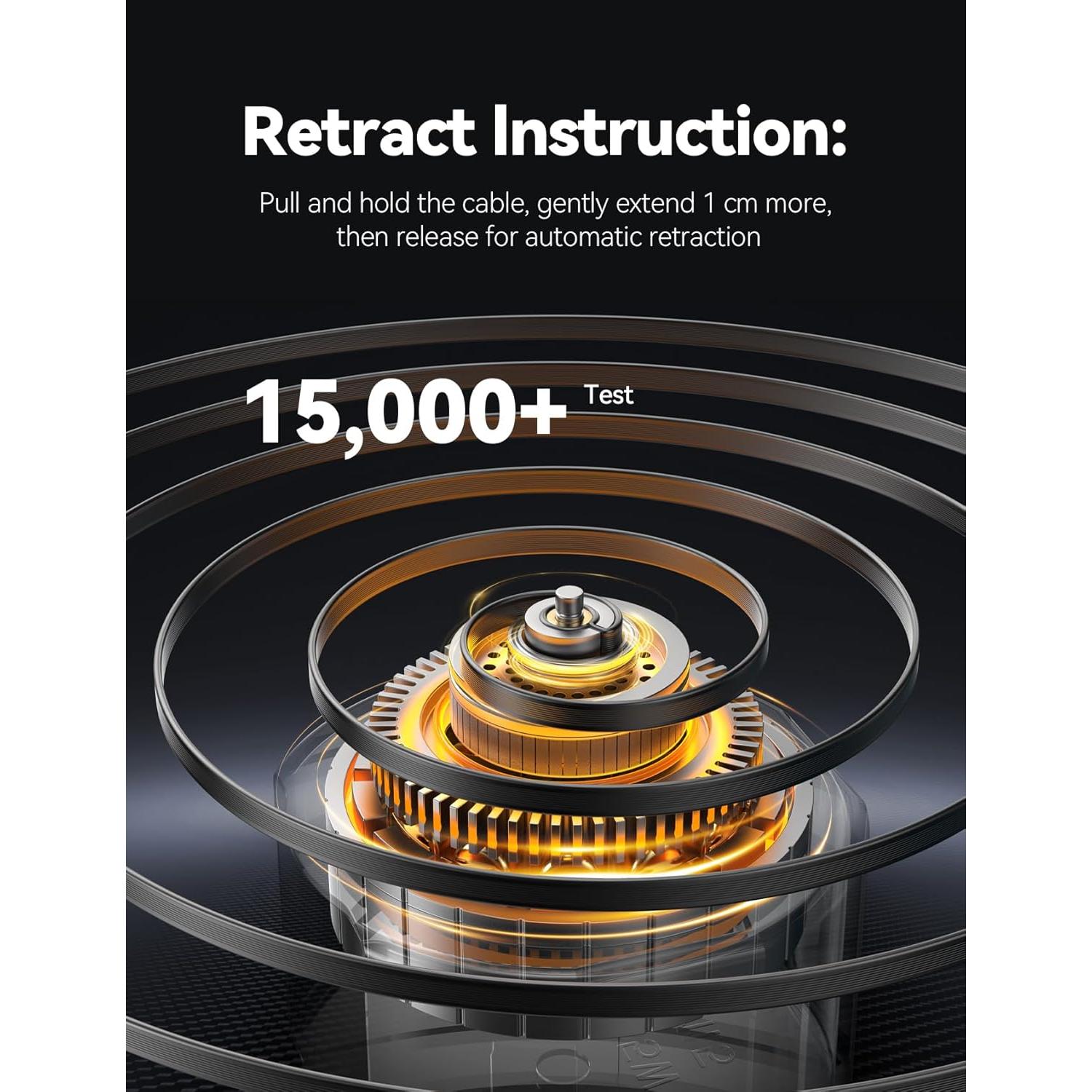 Cargador de Coche Retráctil JOYROOM 84W USB-C iPhone 16