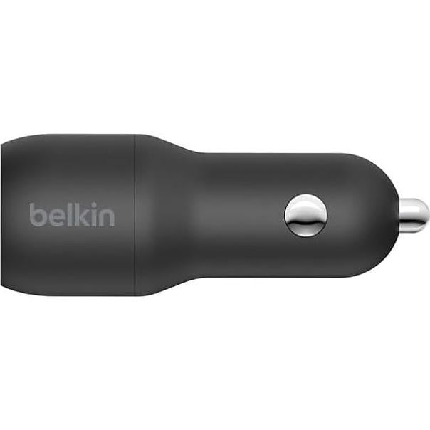 Cargador de coche Belkin 24W USB-A doble carga rápida