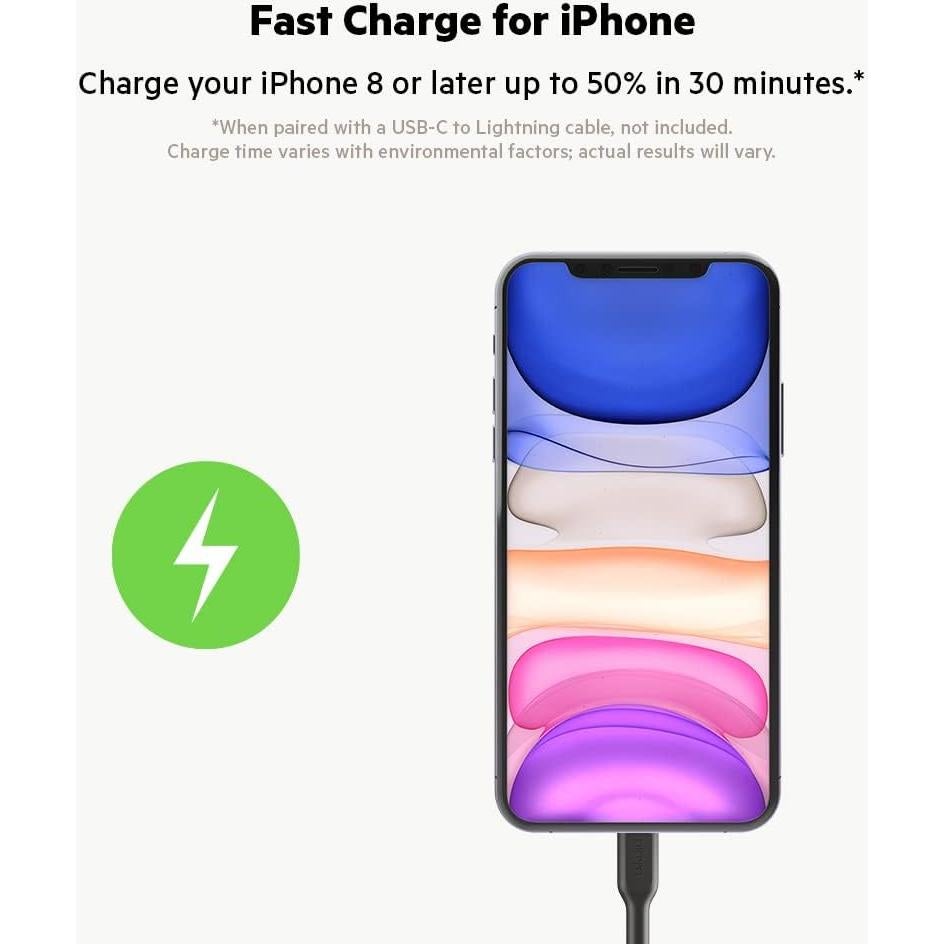 Cargador de coche Belkin 36W Doble USB-C con PPS