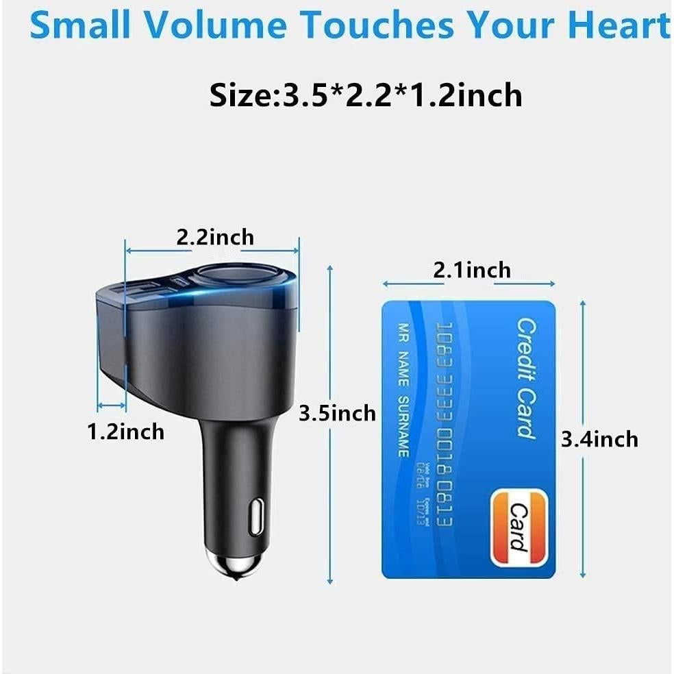 Cargador de Coche USB C 4 en 1 PD3.0 168W para iPhone