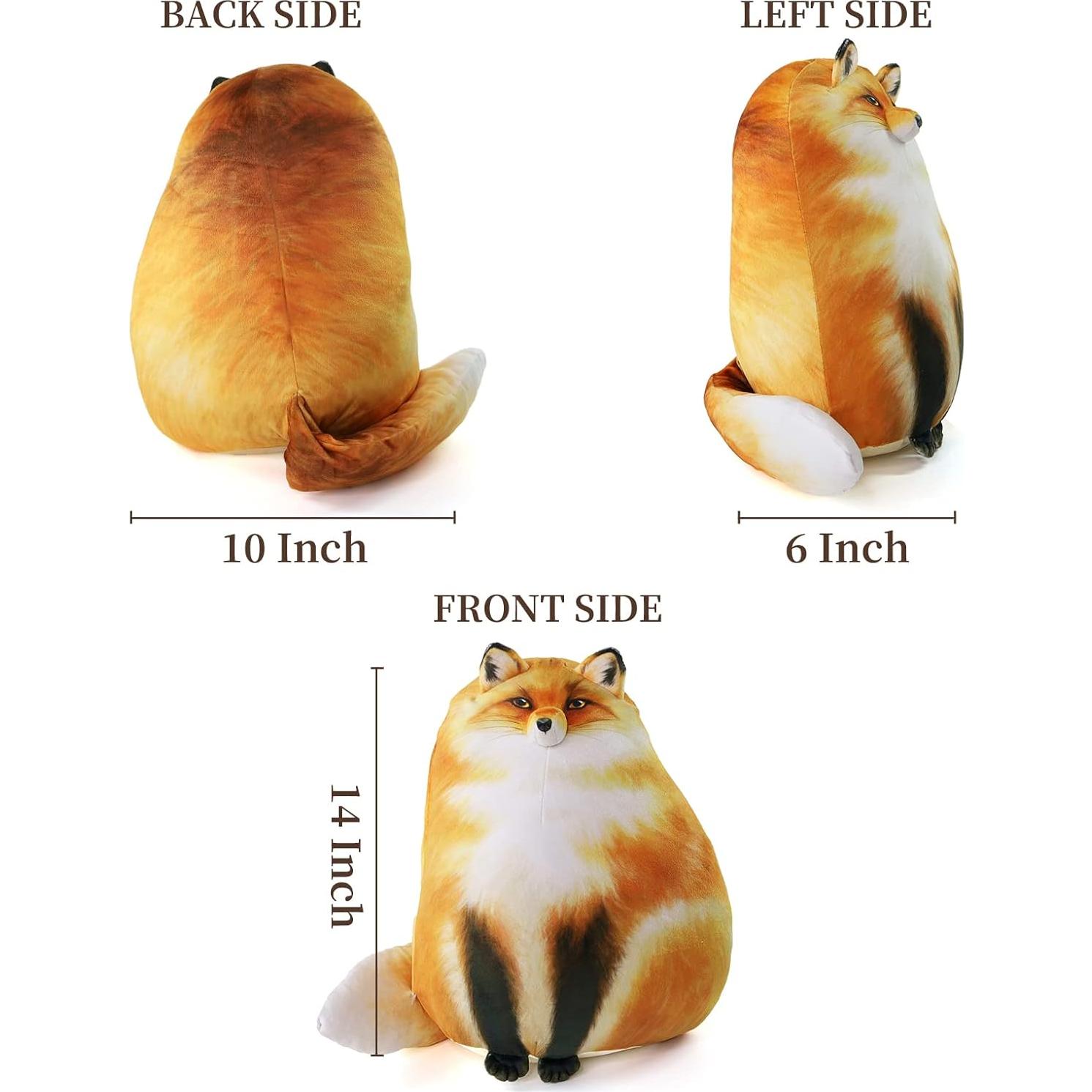 Almohada de Zorro de Peluche Sew Butiful 25.4 cm - Regalo Infantil