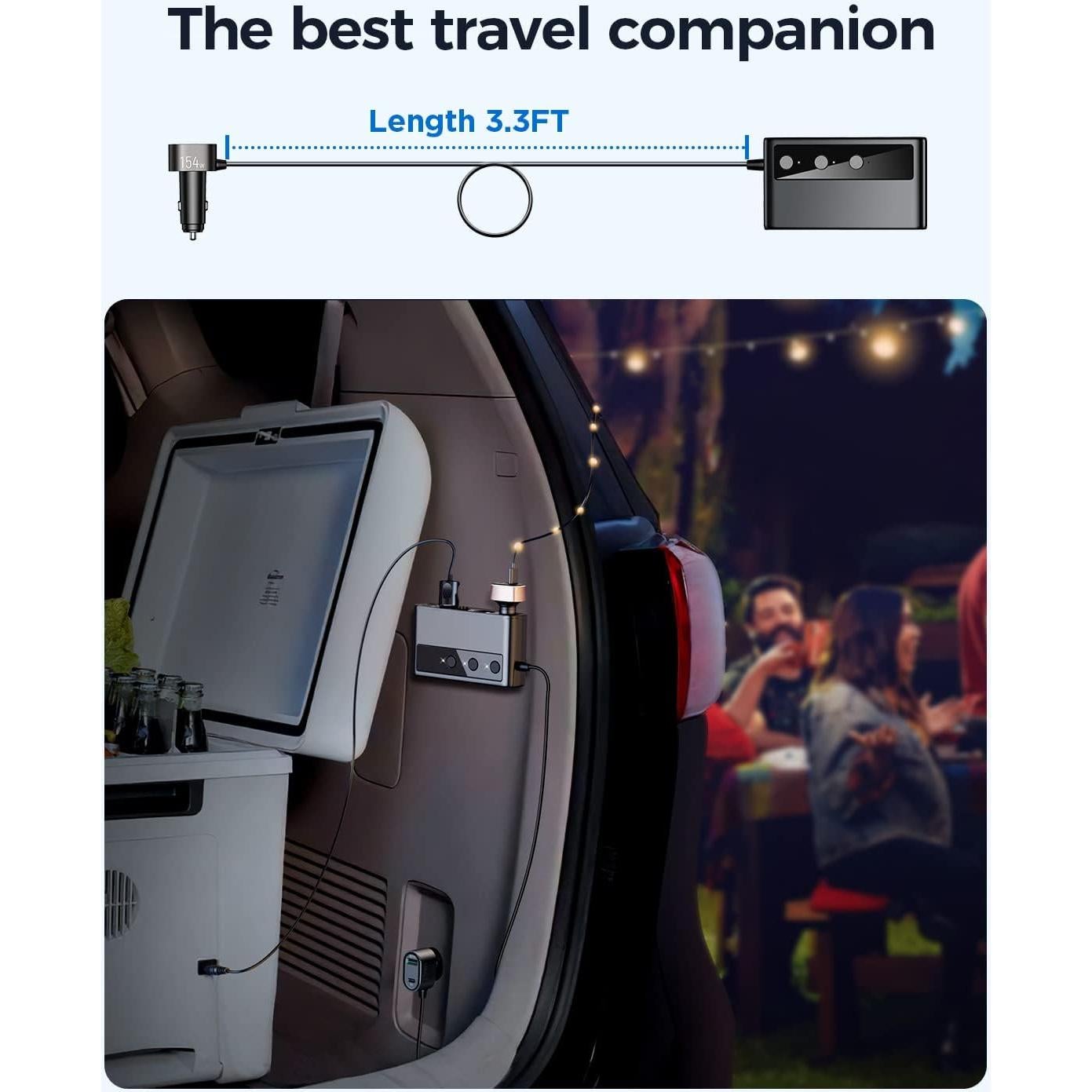 Adaptador de Encendedor de Cigarrillos JOYROOM 210W 9 en 1