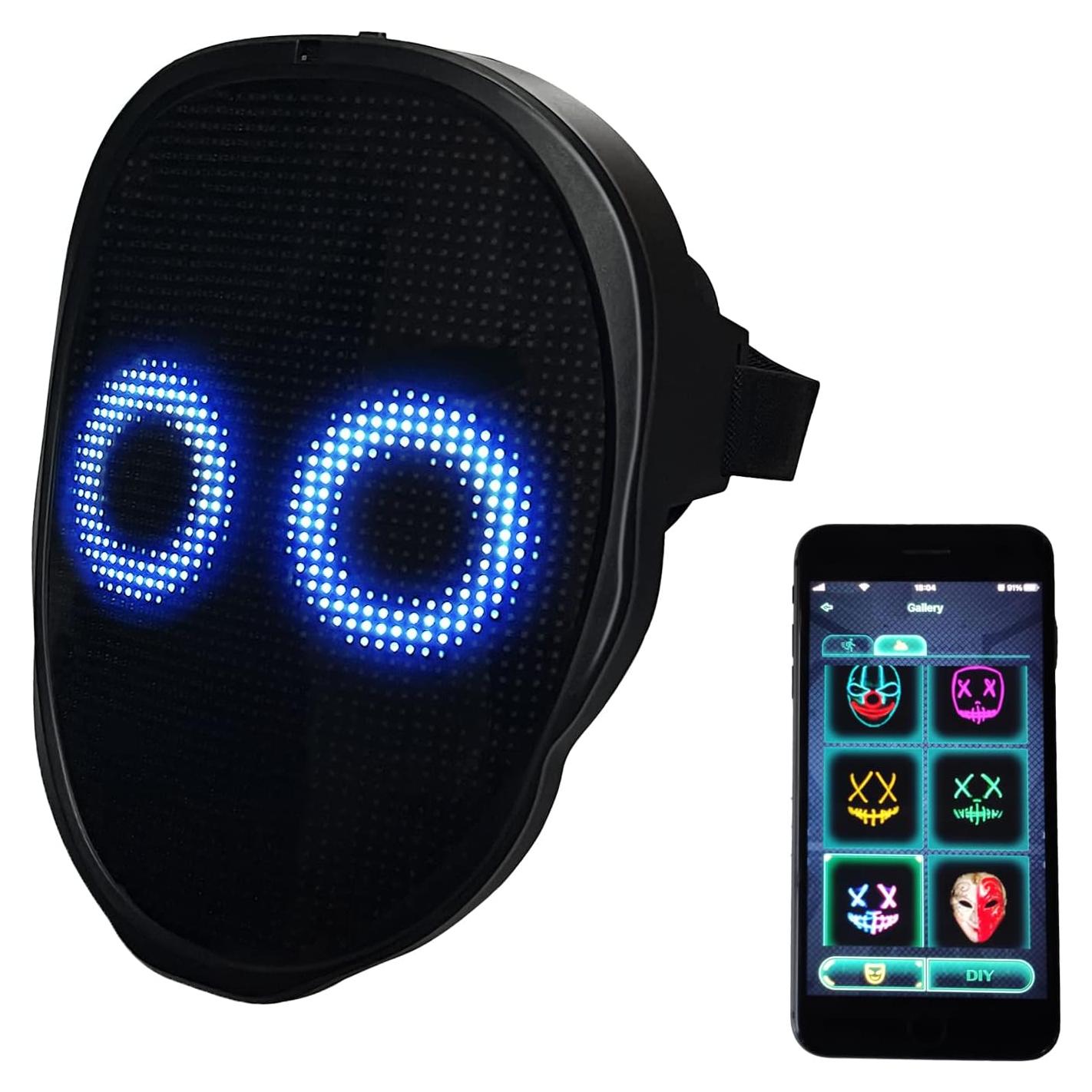 Máscara LED Depointer Life DLSM02 Control Bluetooth Personalizable