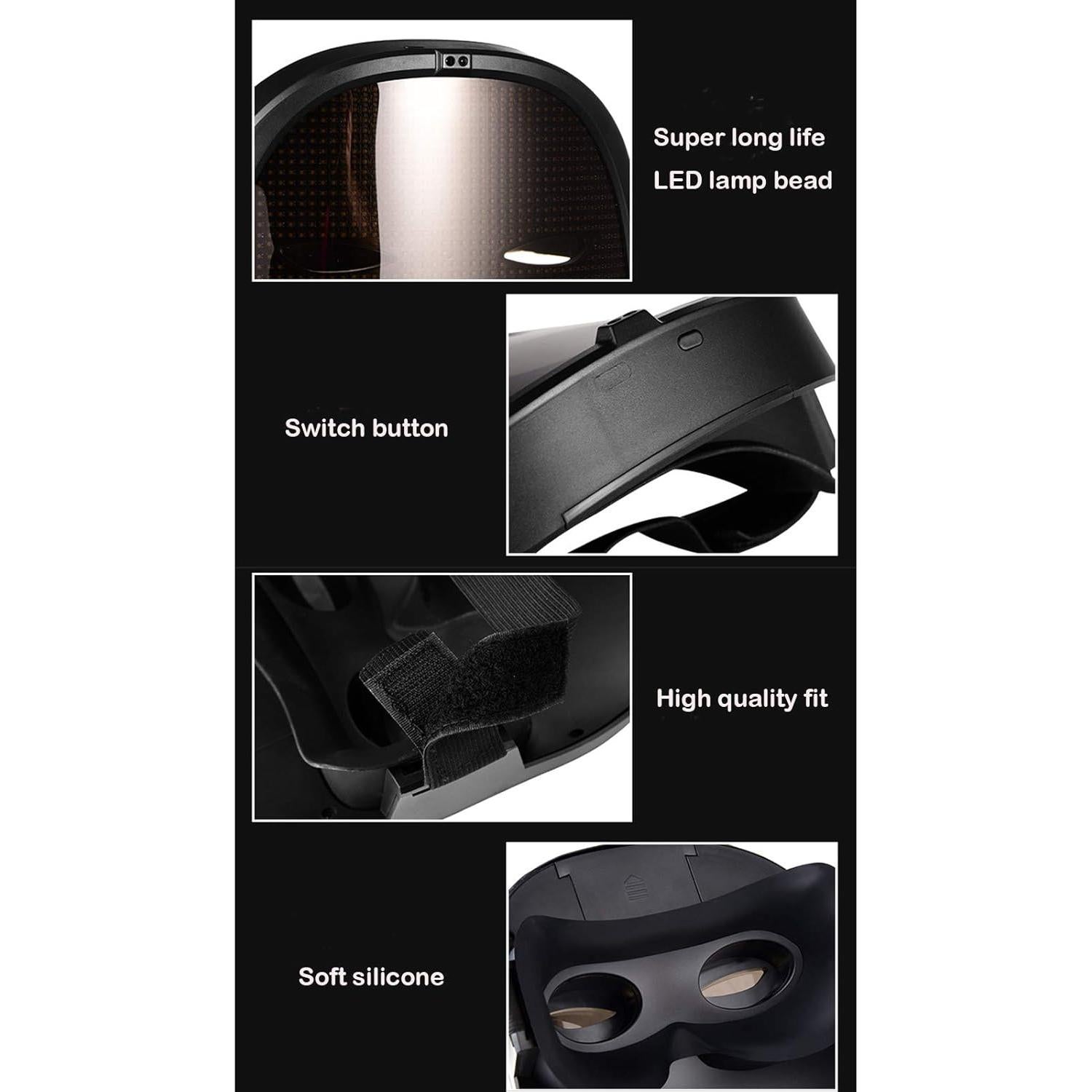 Máscara LED Depointer Life DLSM02 Control Bluetooth Personalizable