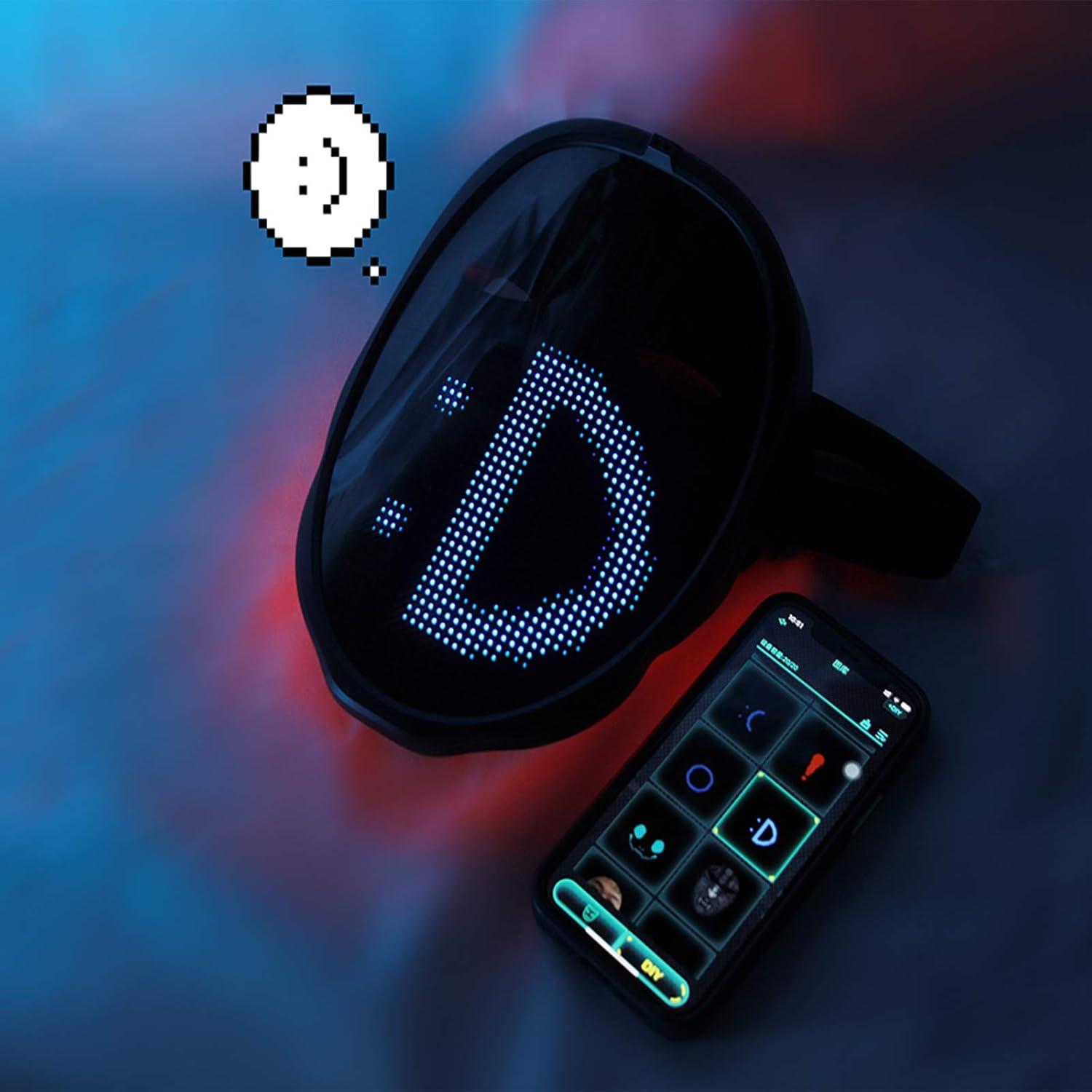 Máscara LED Depointer Life DLSM02 Control Bluetooth Personalizable