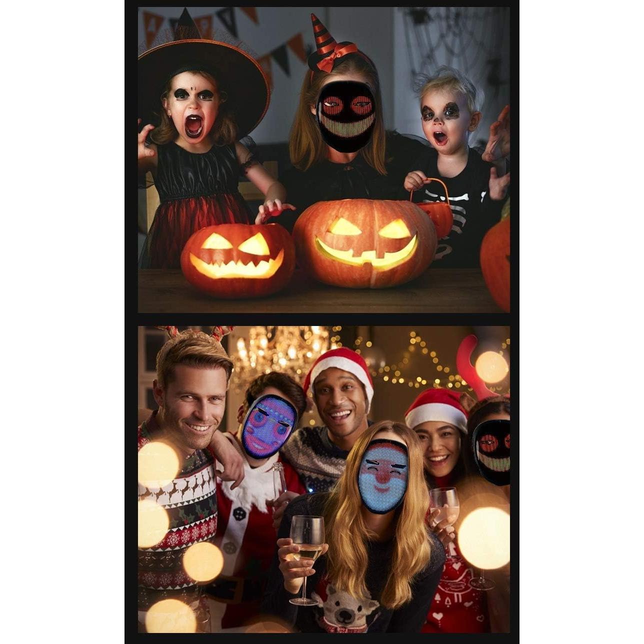 Máscara LED Depointer Life DLSM02 Control Bluetooth Personalizable