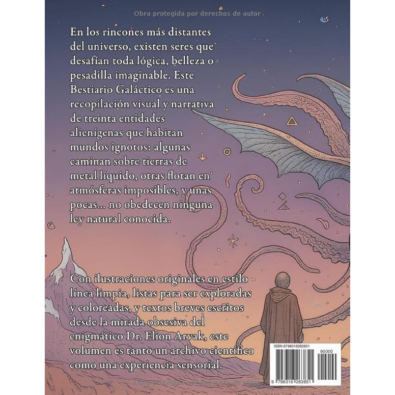 Bestiario Galáctico de Monstruos Alienígenas: Volumen I: Criaturas Terrestres, Acuáticas y Aéreas (Spanish Edition)
