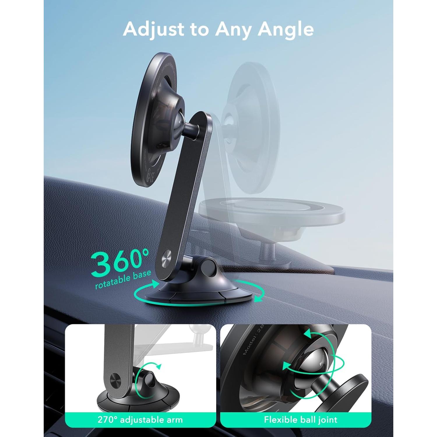 Soporte para Coche ESR MagSafe 360° con Adhesivo 3M