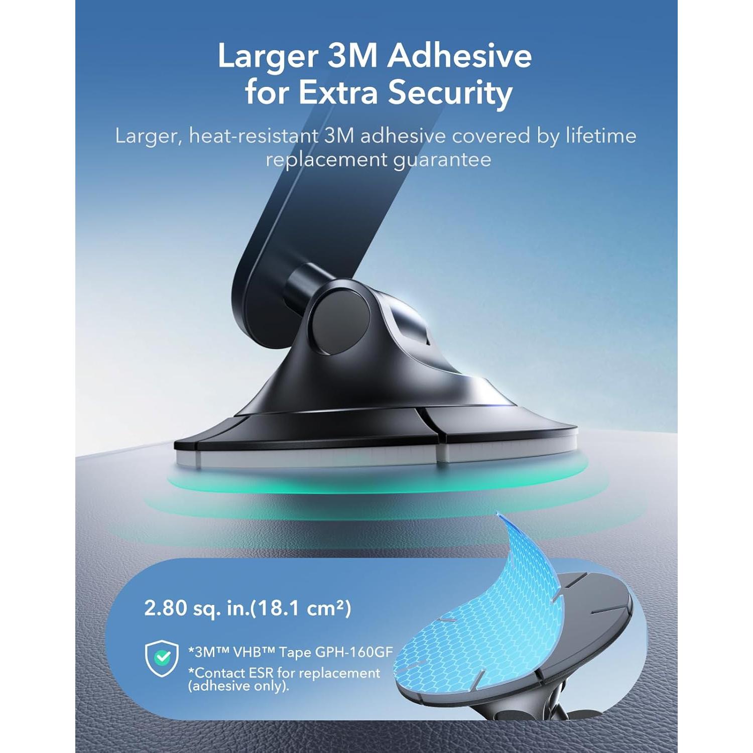 Soporte para Coche ESR MagSafe 360° con Adhesivo 3M