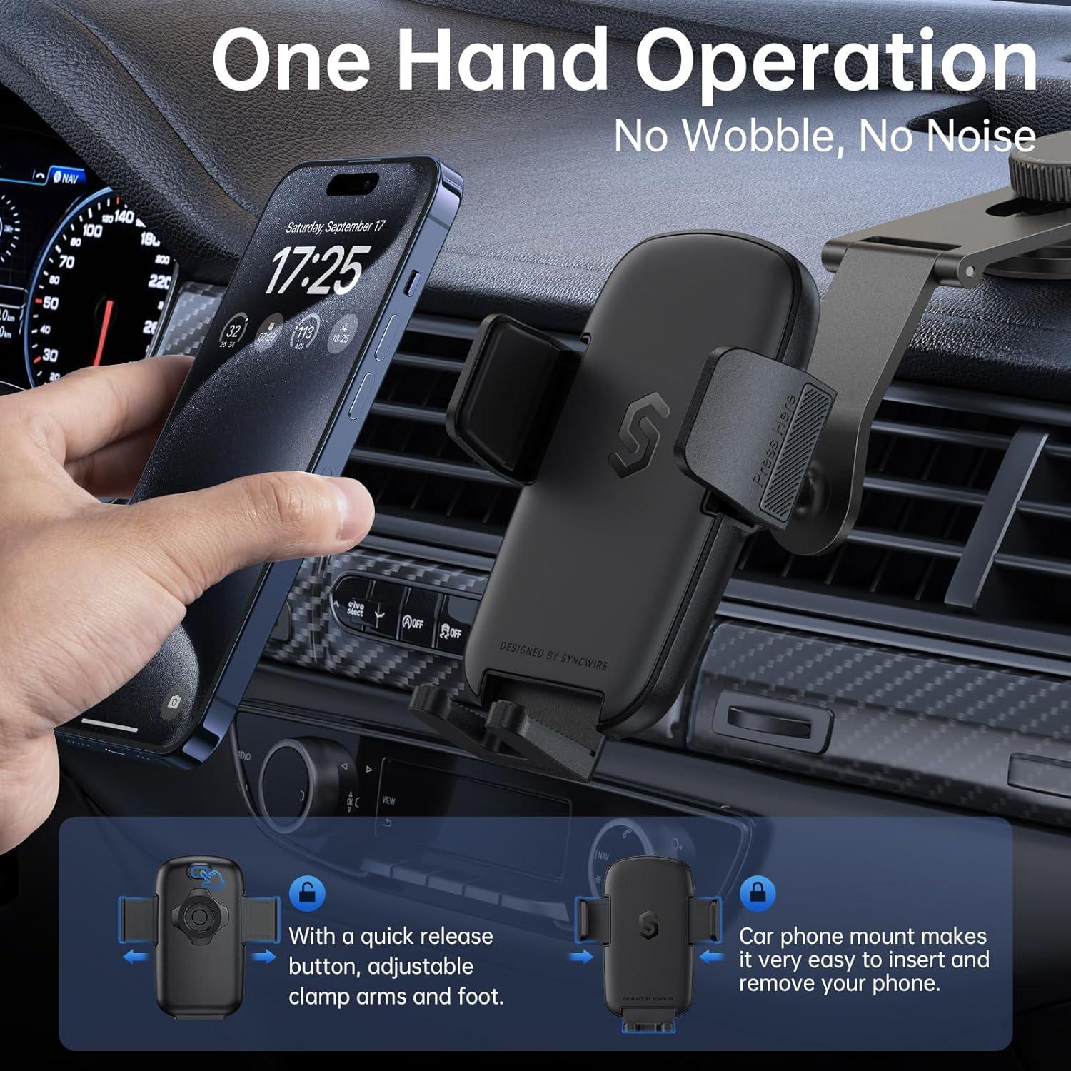 Soporte para Teléfono de Coche Syncwire Universal 4-7"