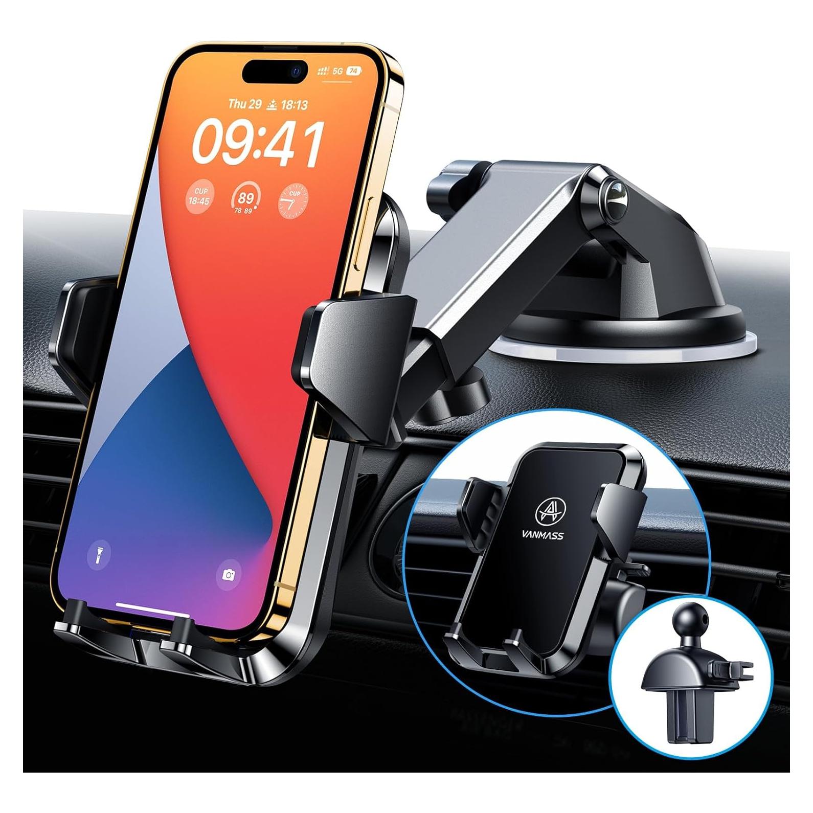 Soporte para Teléfono de Coche VANMASS 2025 Grado Militar