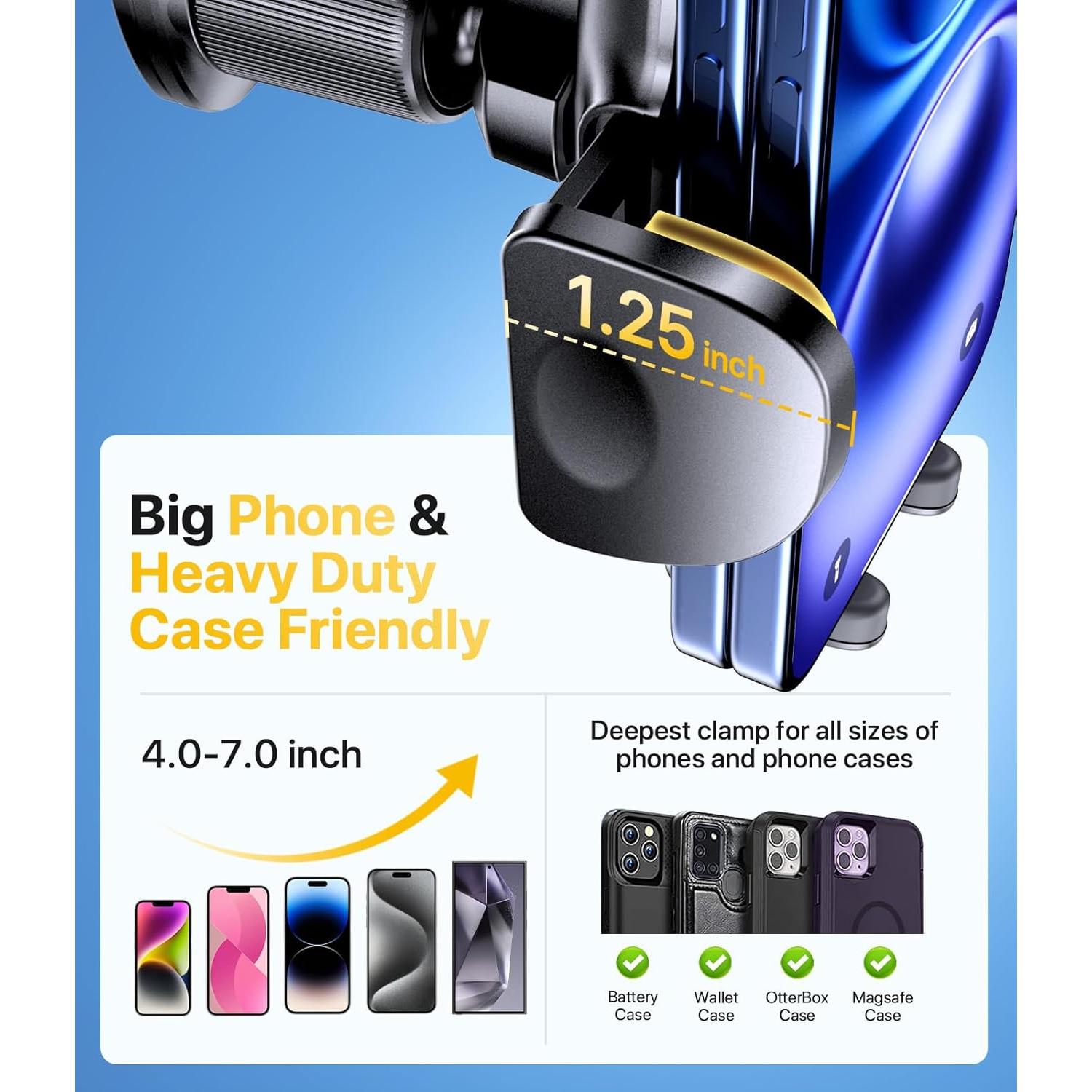 Soporte para Teléfono de Auto Miracase Universal Negro