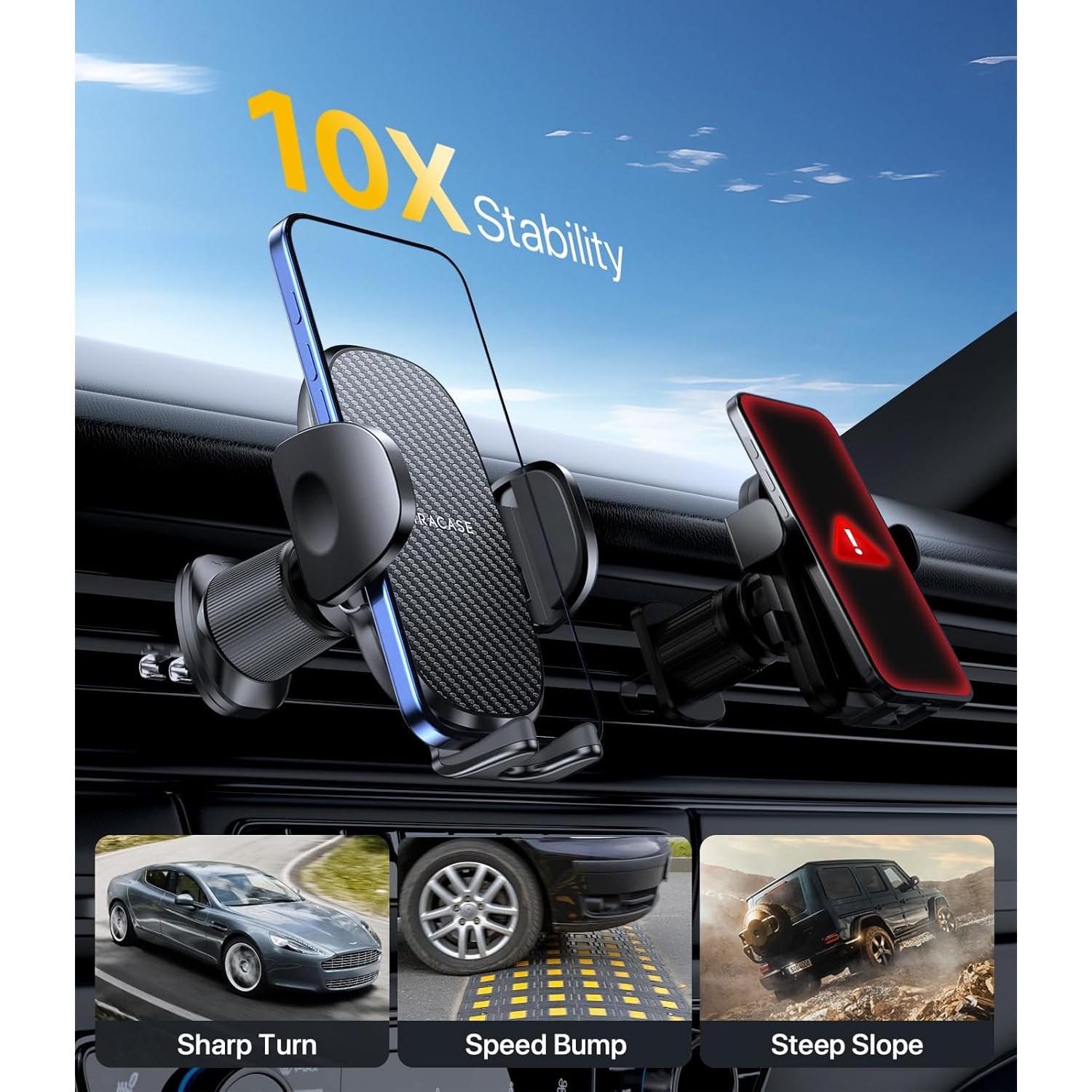 Soporte para Teléfono de Auto Miracase Universal Negro