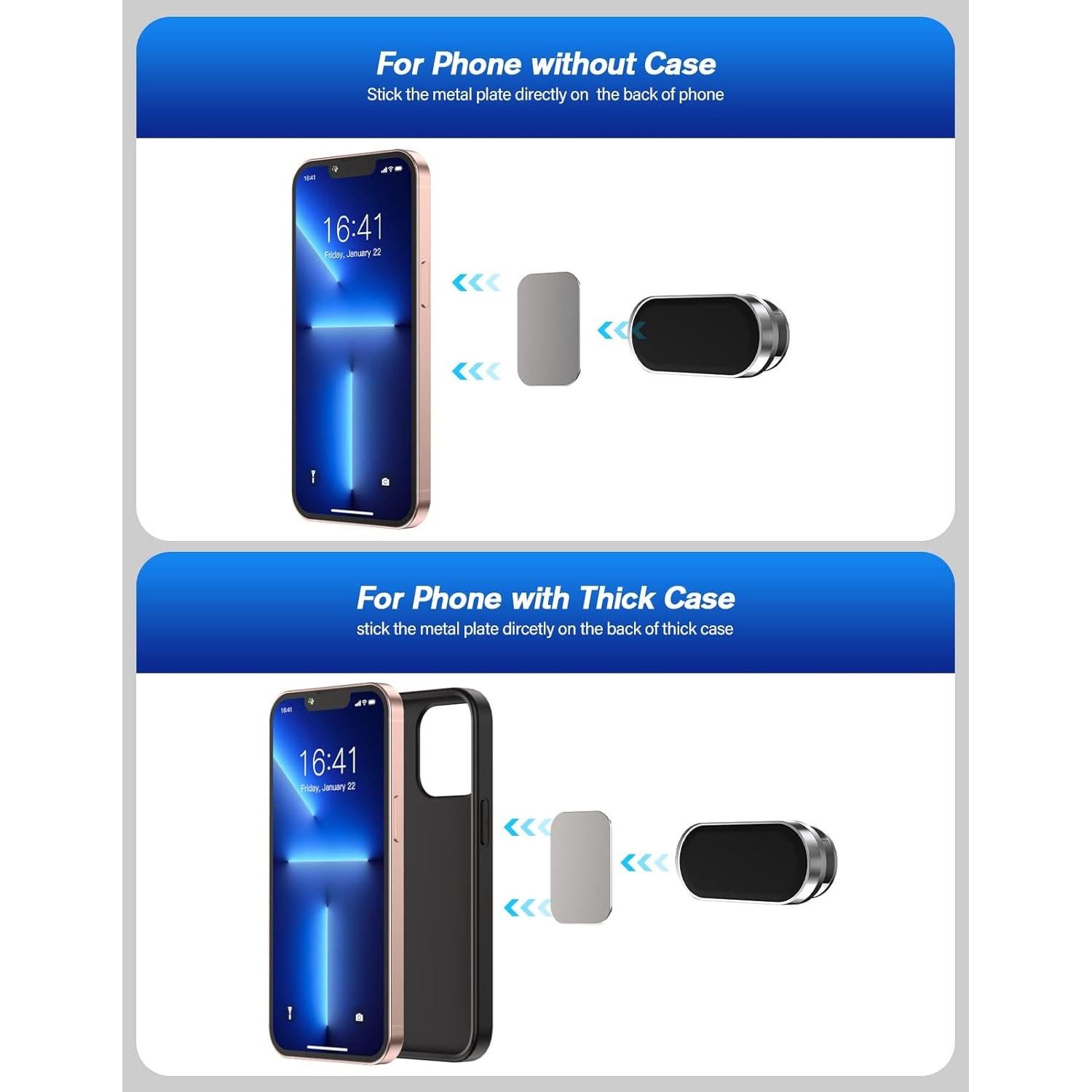 Soporte Magnético para Teléfono de Auto Senxun - Rotación 360°