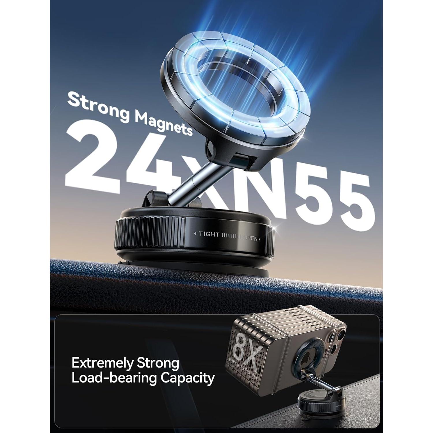 Soporte Magnético para Teléfono de Coche JOYROOM JR-ZS501, 360° Ajustable