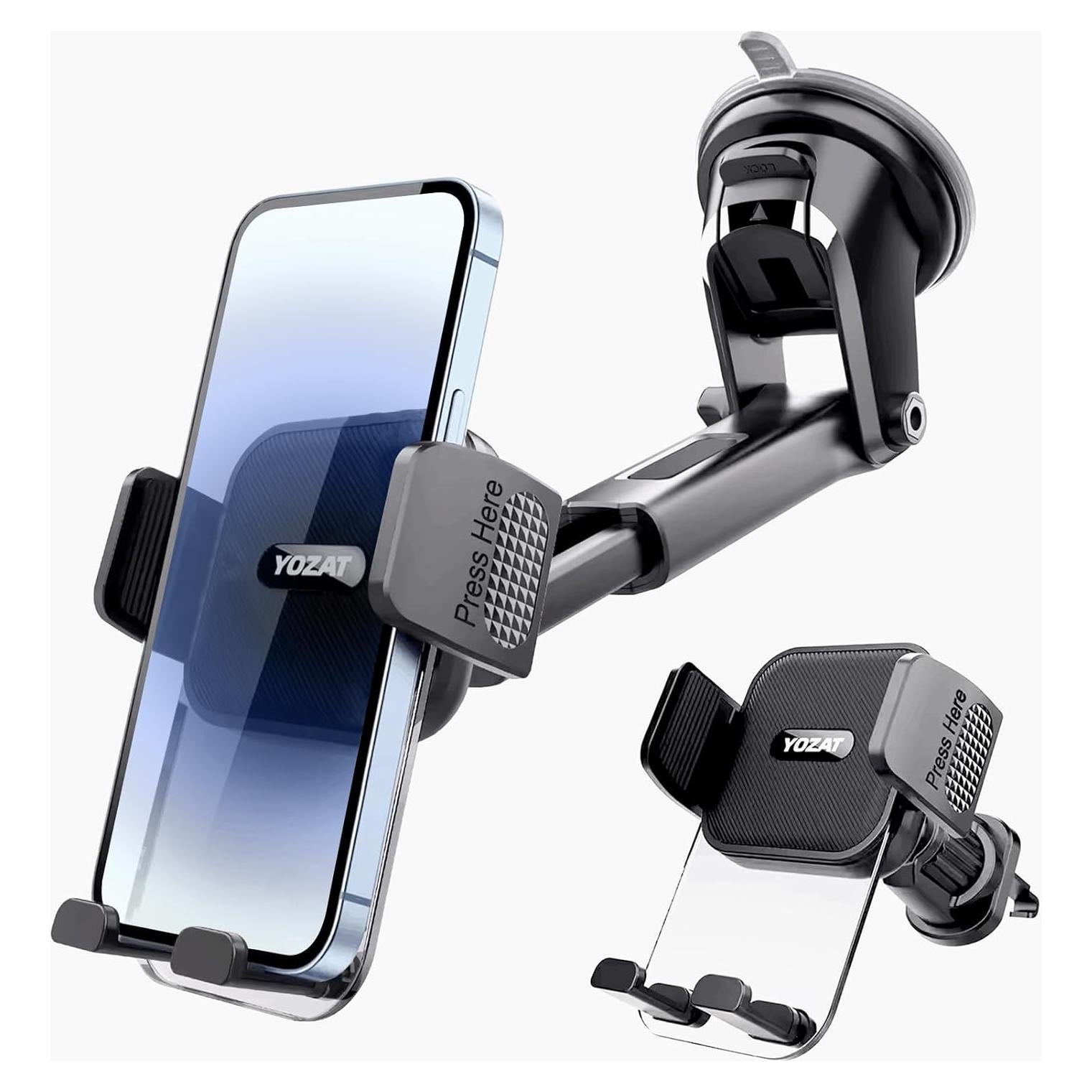 Soporte para Teléfono de Coche YOZAT Universal 360° Negro