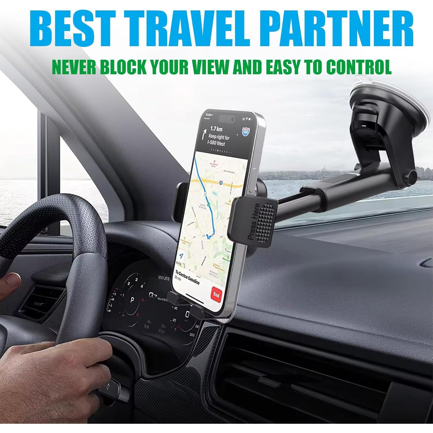 Soporte para Teléfono de Coche YOZAT Universal 360° Negro