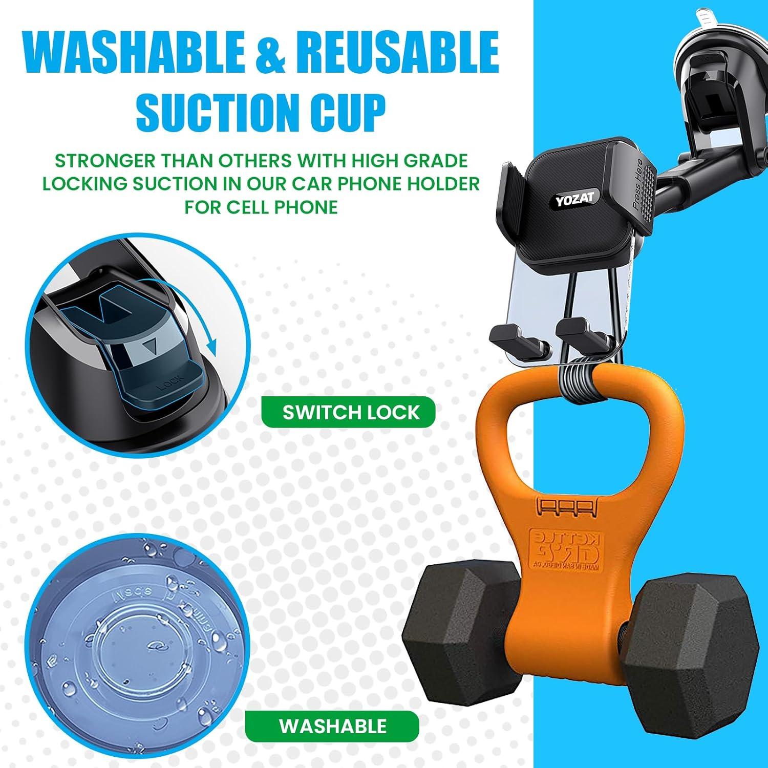 Soporte para Teléfono de Coche YOZAT Universal 360° Negro