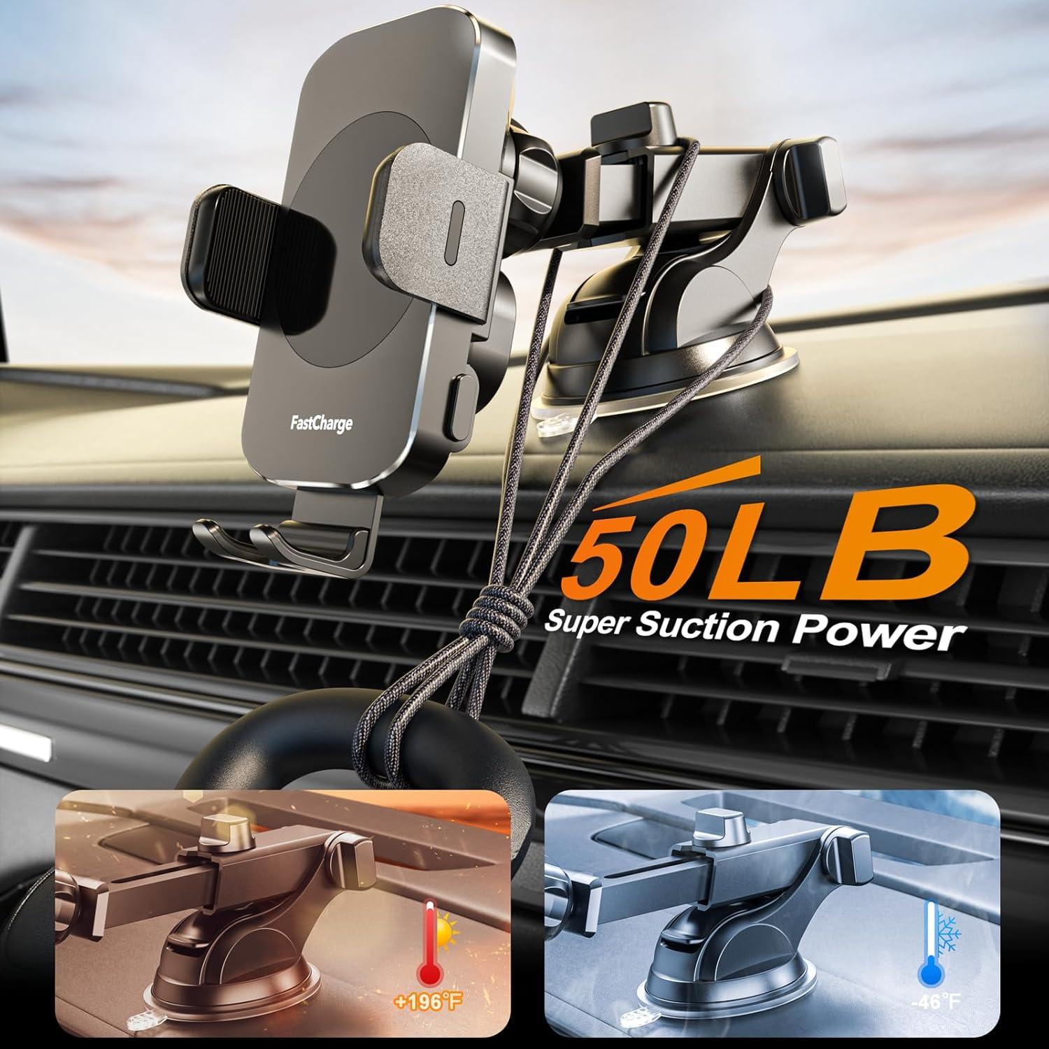 Cargador de Coche Inalámbrico MOYAC 15W Soporte Automático