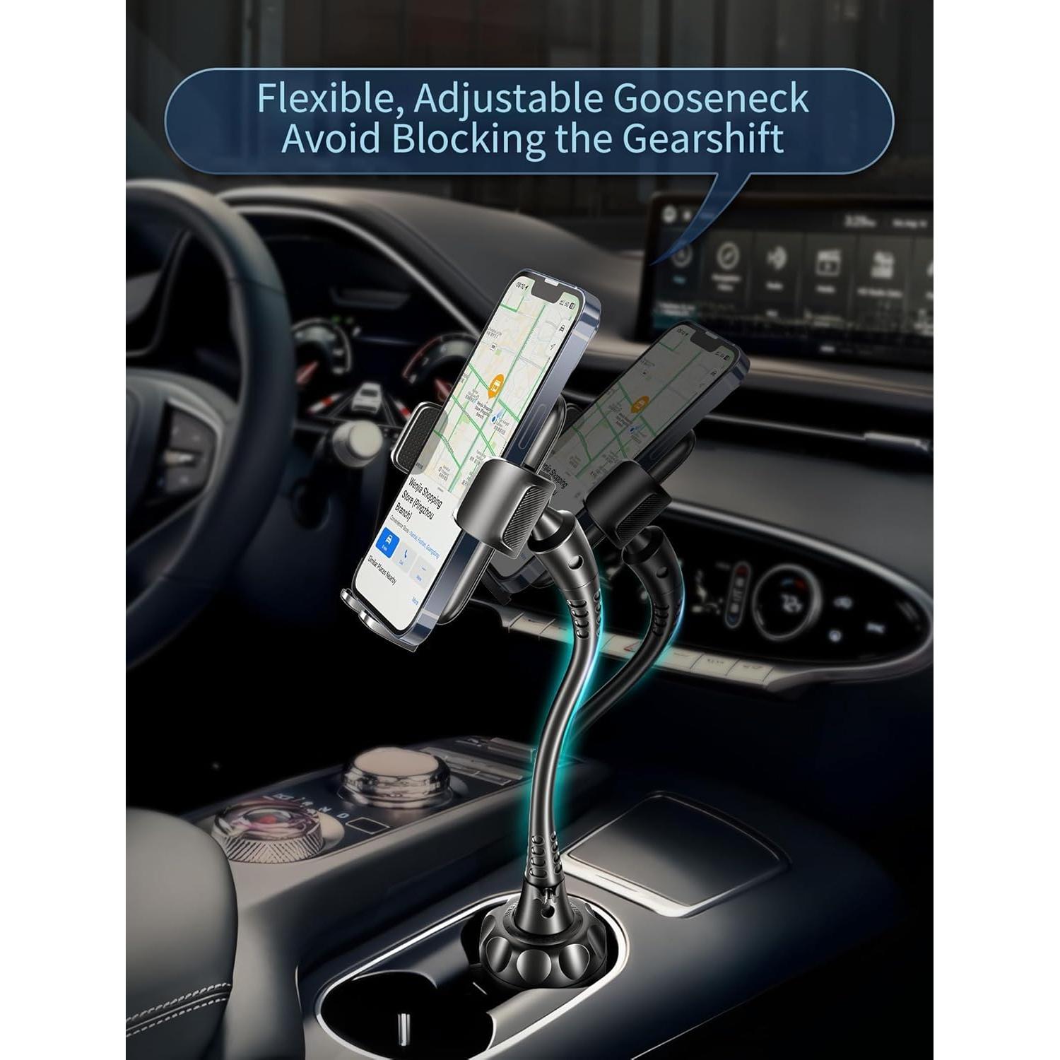 Soporte para Teléfono TOPGO para Coche Ajustable Negro