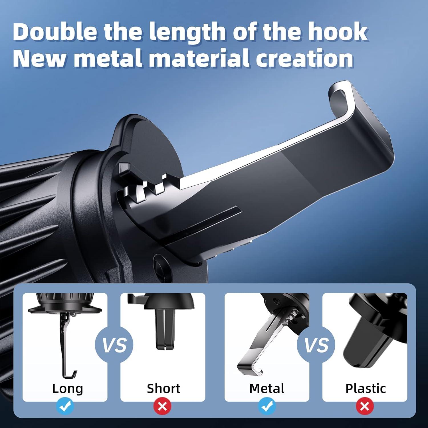 Soporte Magnético para Coche HADINI CZ01 - Clip de Metal