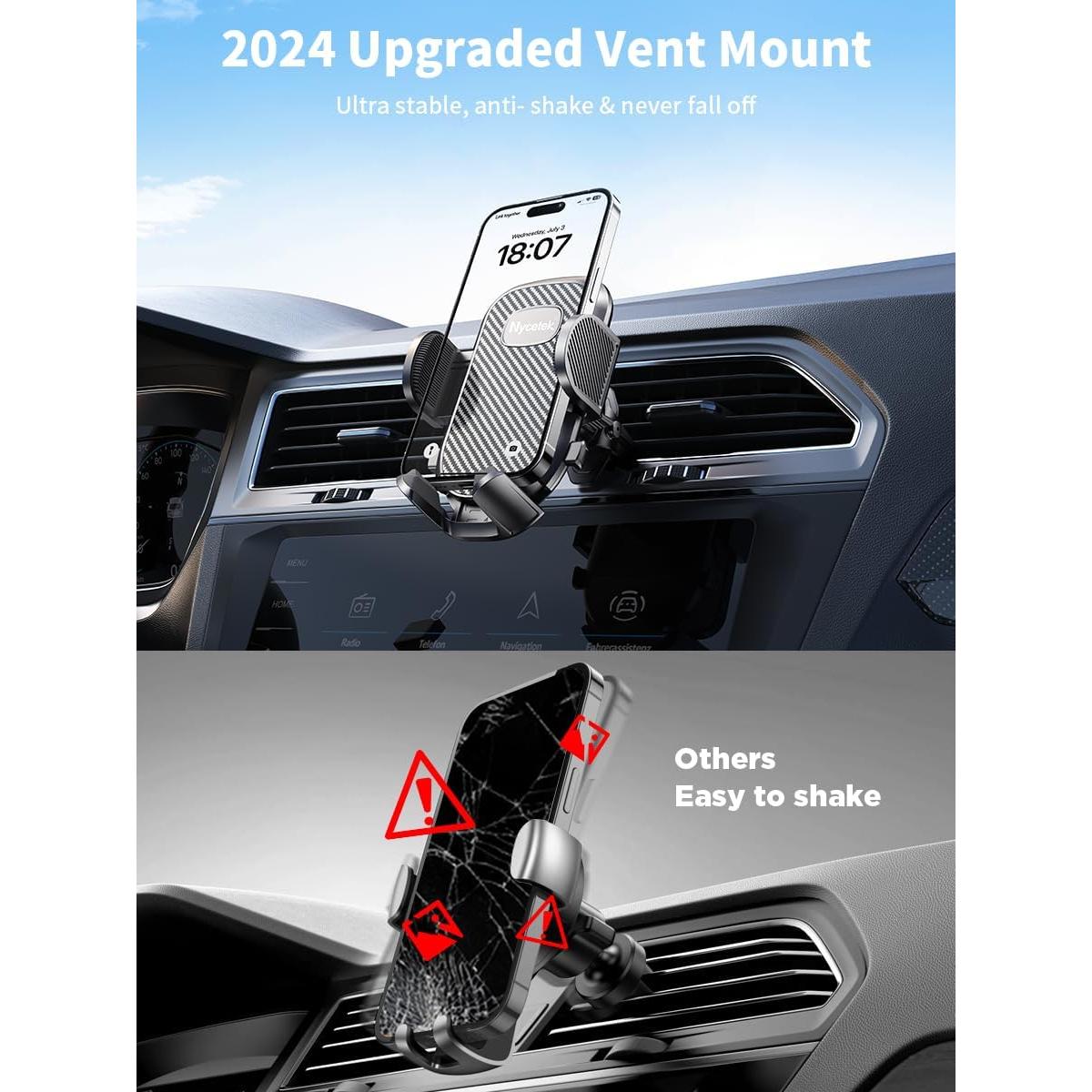 Soporte para Teléfono de Auto Nycetek 2025 Rotación 360°