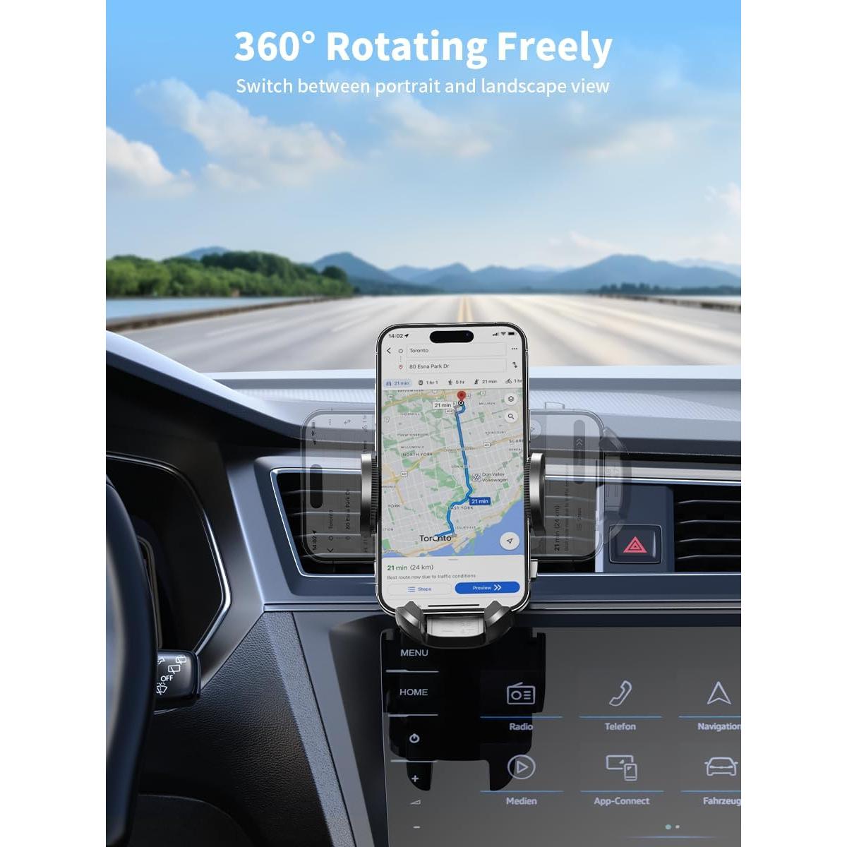 Soporte para Teléfono de Auto Nycetek 2025 Rotación 360°